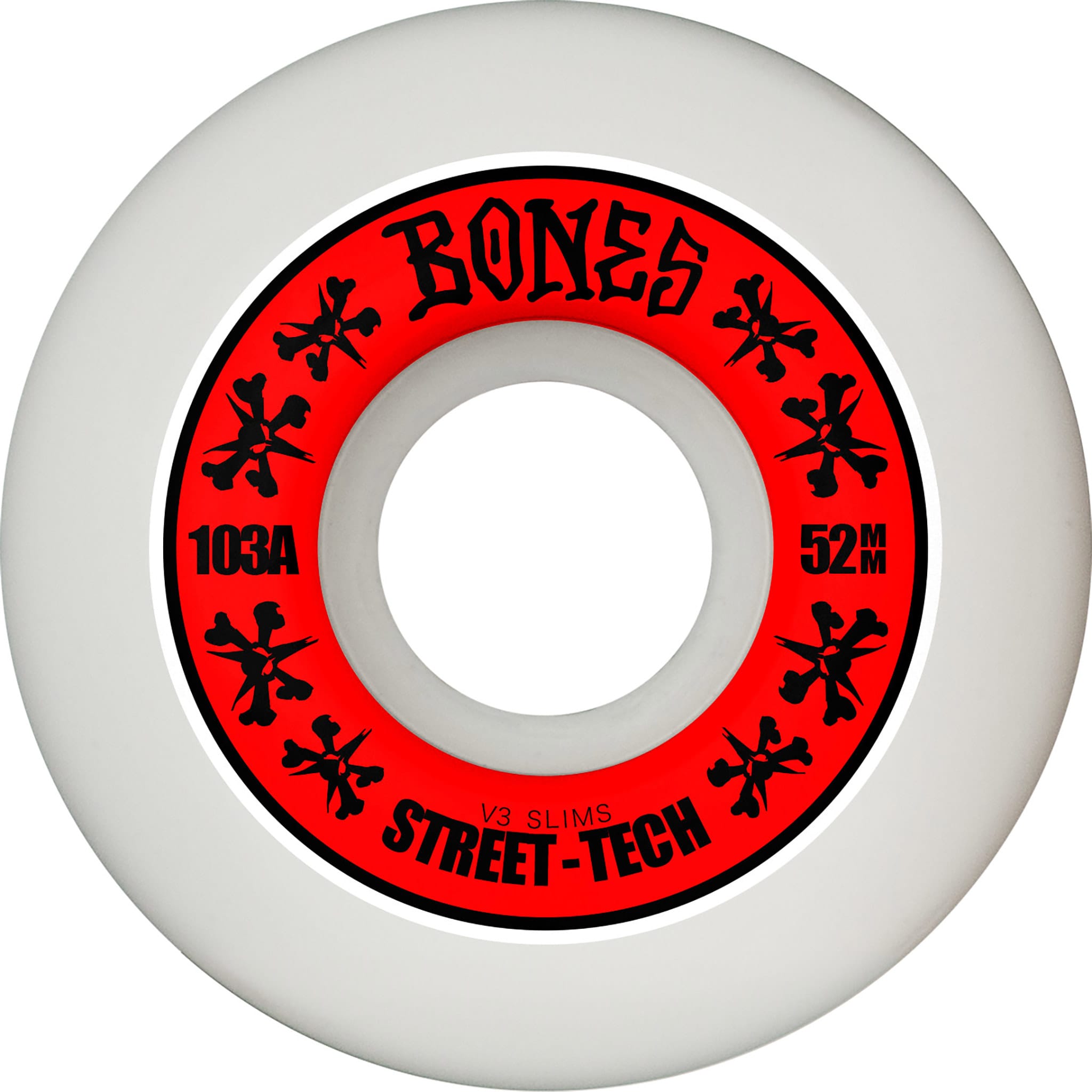 Bones STF Annuals V3 Slims Skateboard Wheels 103a 52mm Skateboard Wheels