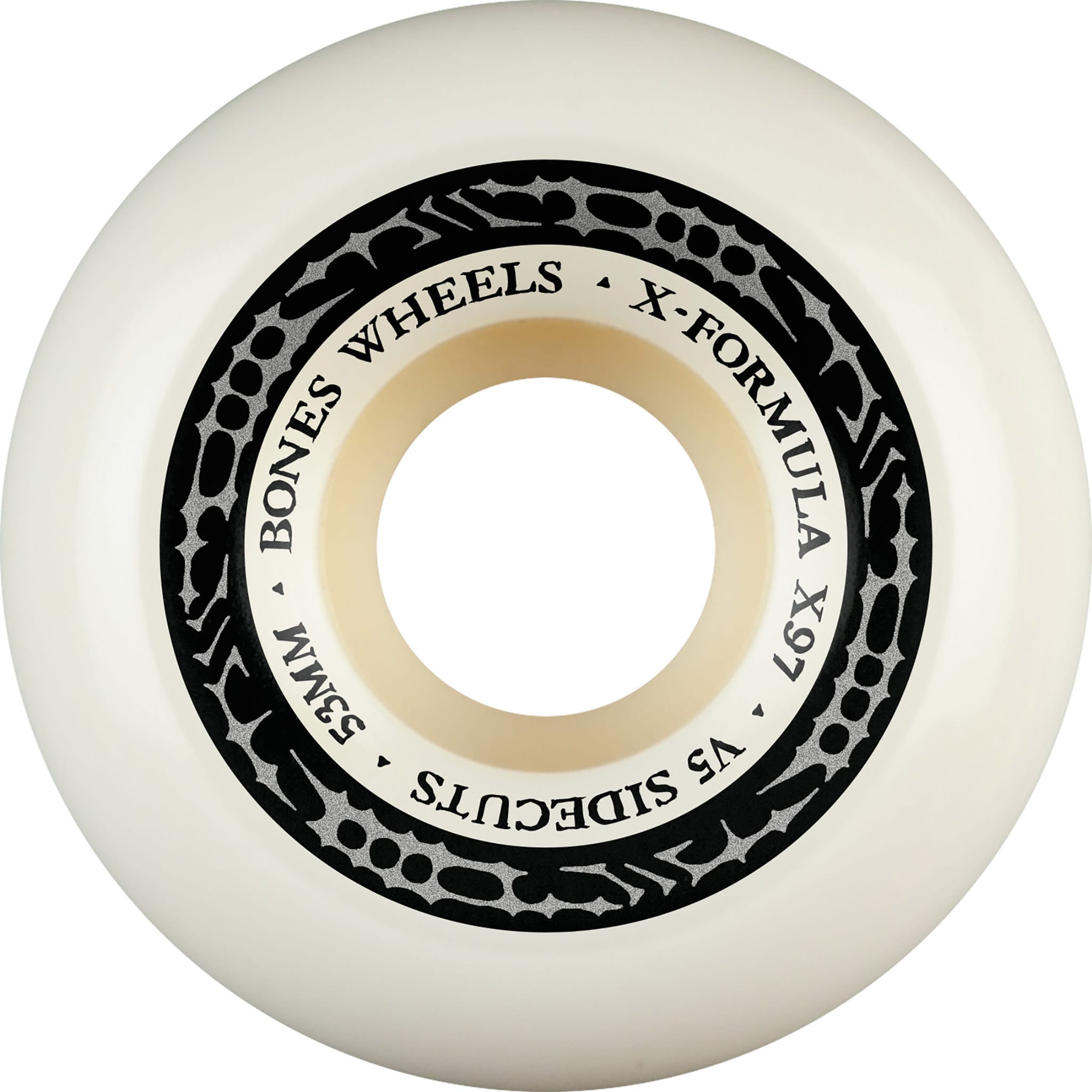 Bones X Formula V5 Sidecuts Skateboard Wheels 97a 53mm Skateboard Wheels