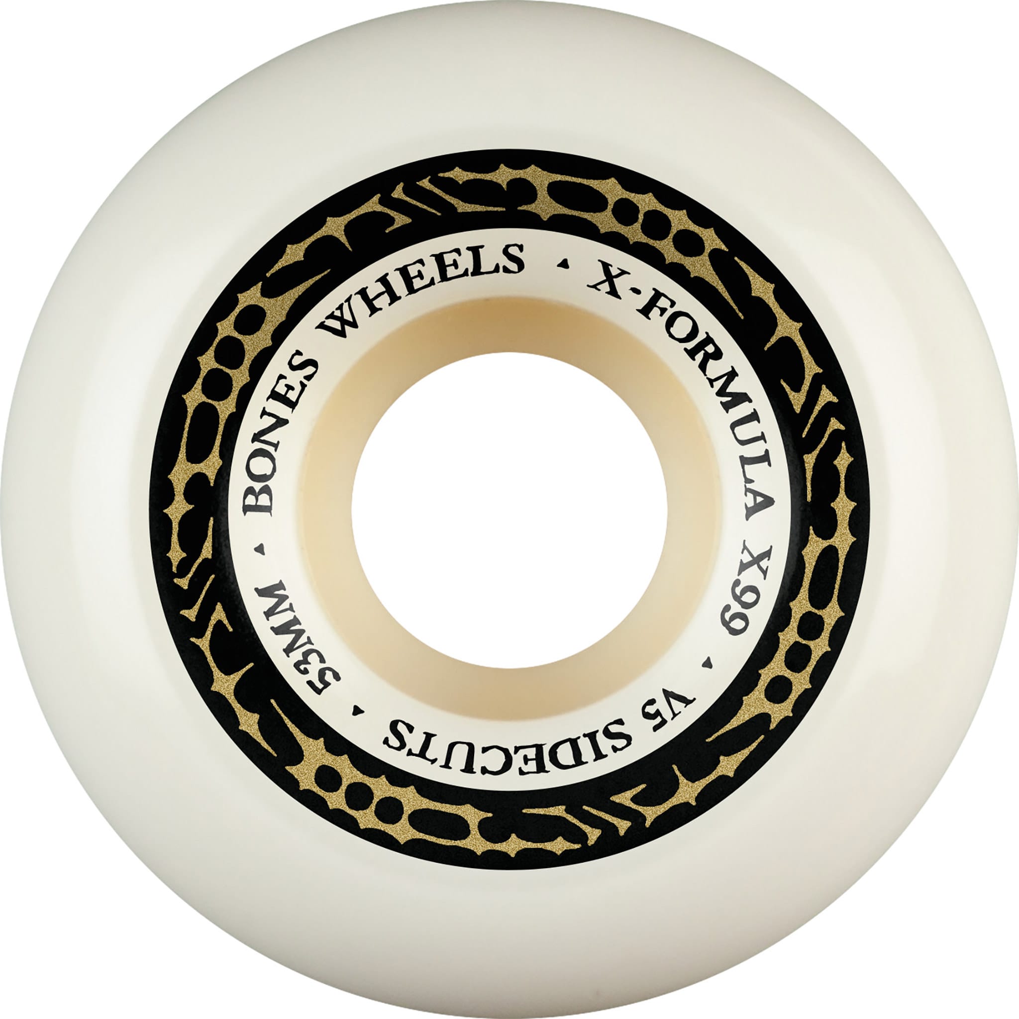 Bones X Formula V5 Sidecuts Skateboard Wheels 99a 53mm Skateboard Wheels