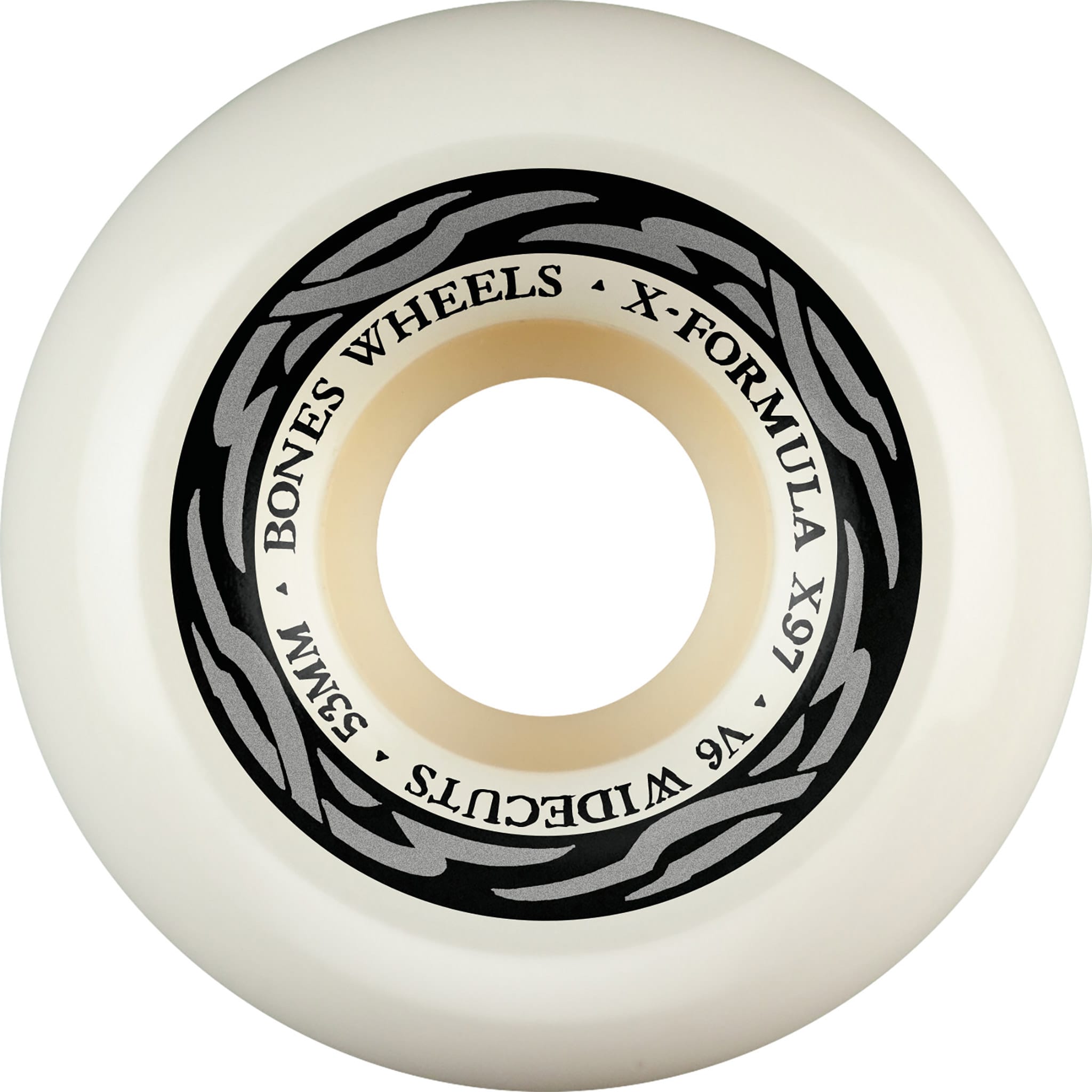 Bones X Formula V6 Widecuts Skateboard Wheels 97a 53mm Skateboard Wheels