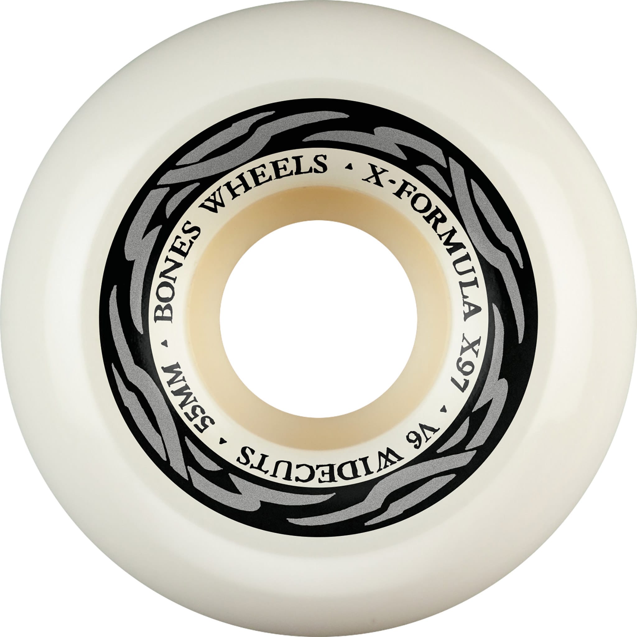 Bones X Formula V6 Widecuts Skateboard Wheels 97a 55mm Skateboard Wheels