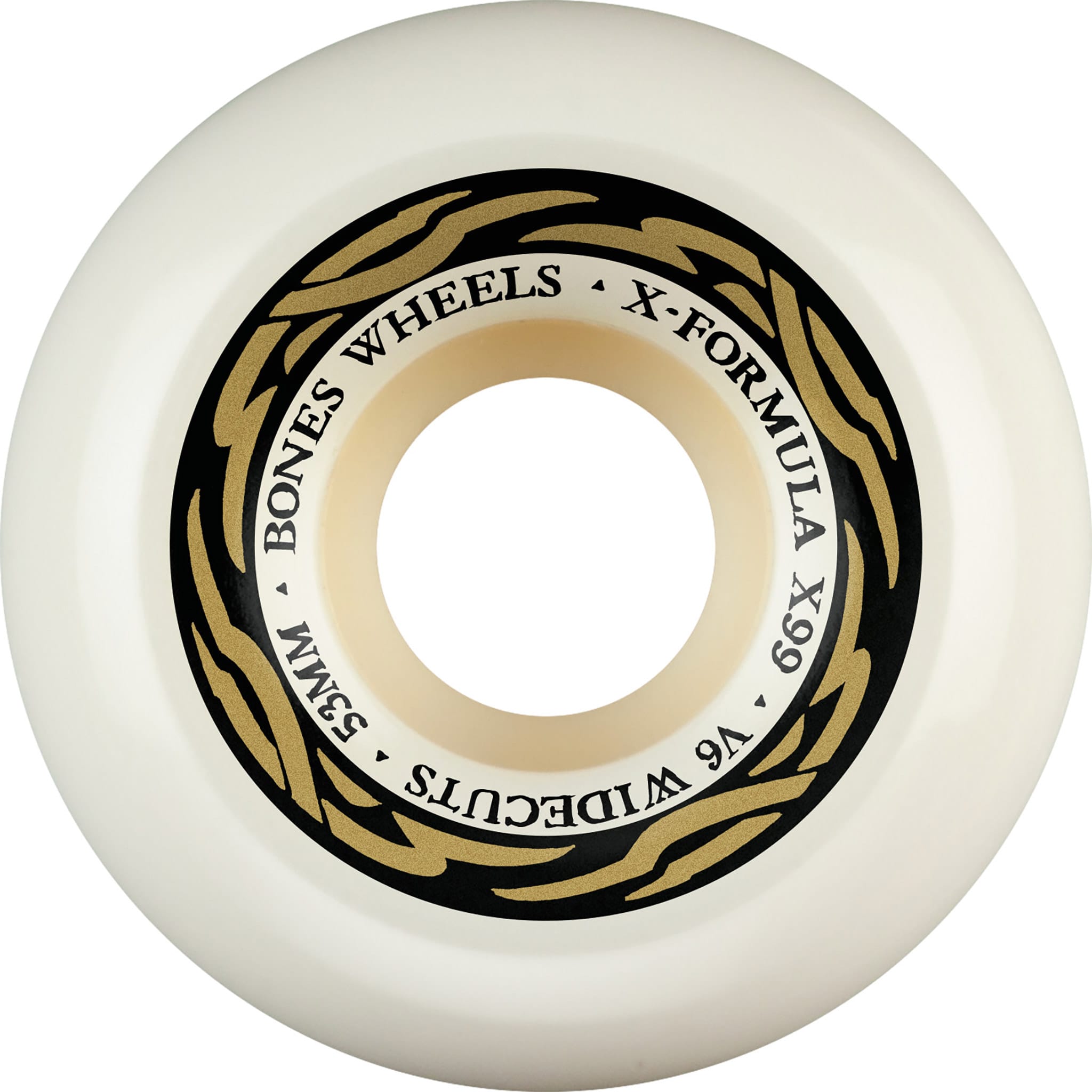 Bones X Formula V6 Widecuts Skateboard Wheels 99a 53mm Skateboard Wheels