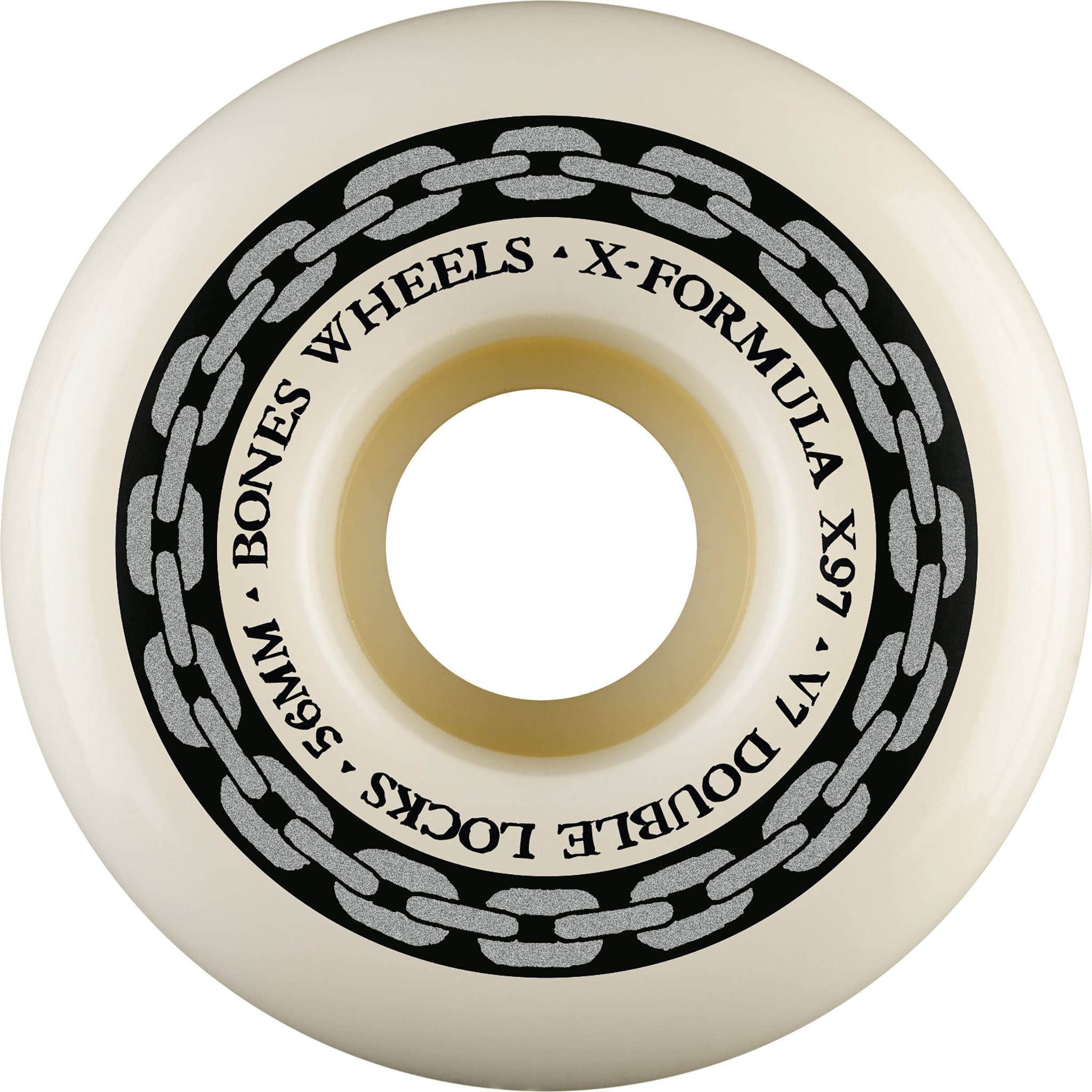Bones X Formula V7 Double Locks Skateboard Wheels 97a 56mm Skateboard Wheels