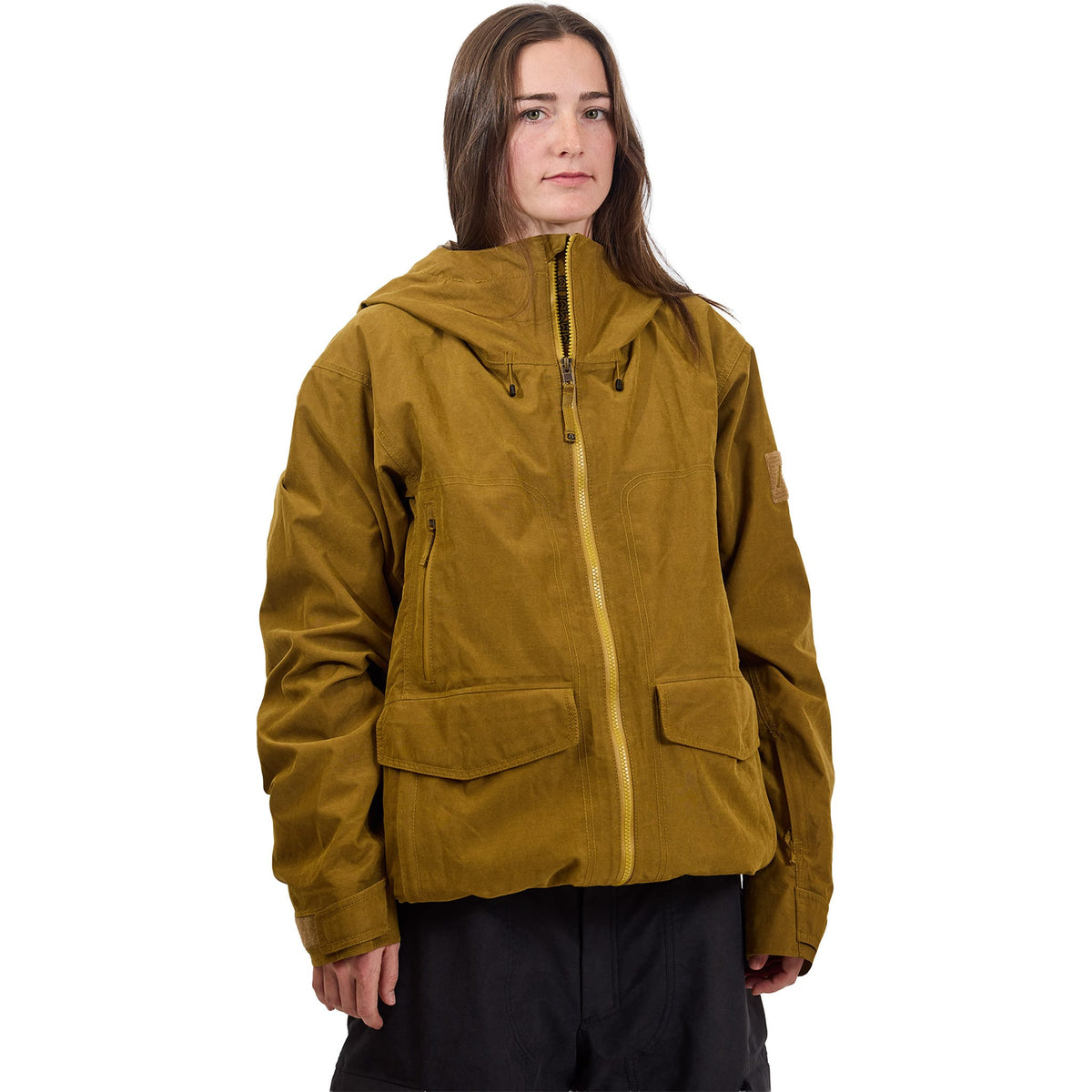 Burton AG Offspin Jacket Cash Grass Or Brass 2027 Mens Snowboard Jackets