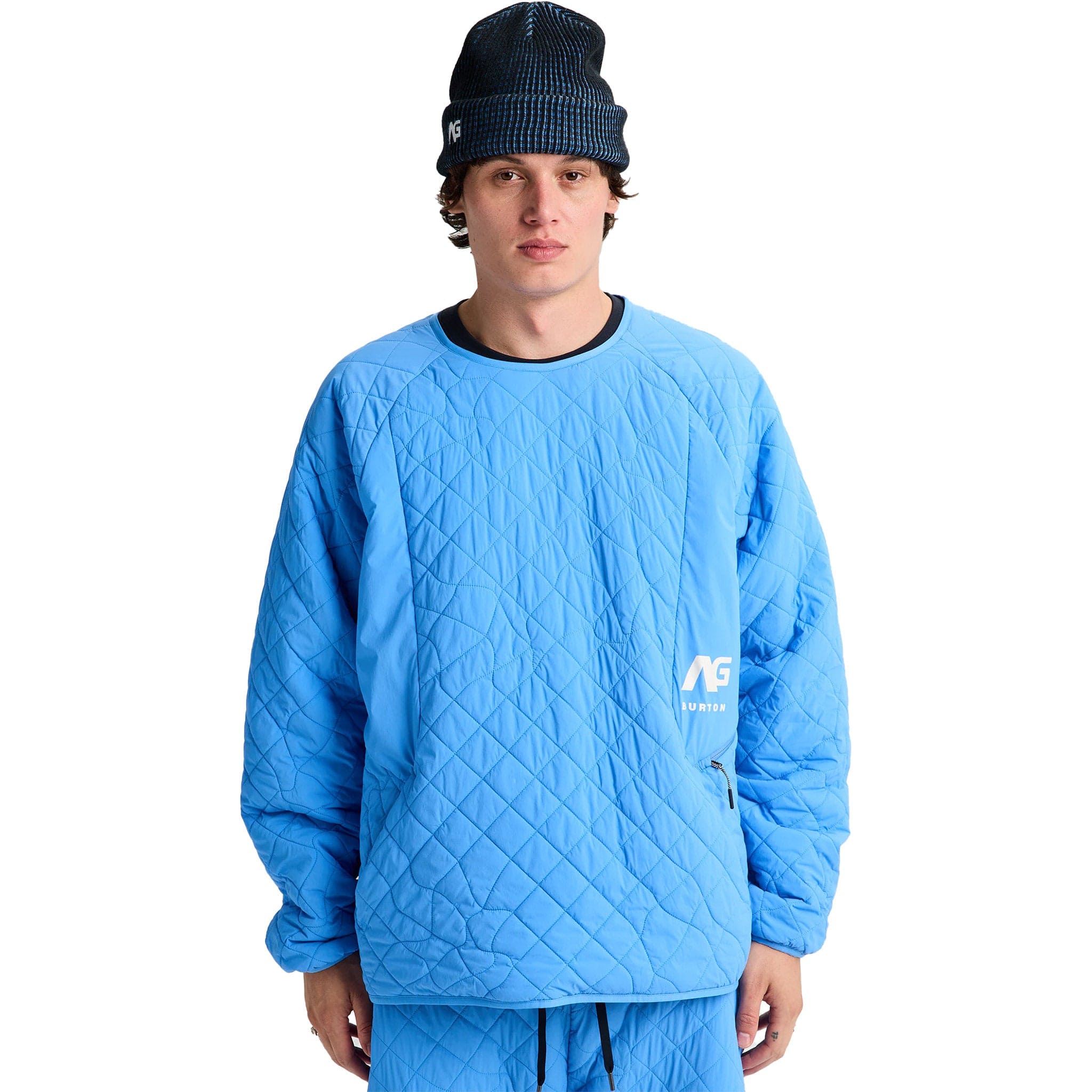 Burton AG Pinball Insulated Pullover Crewneck Acid Bloom Sweatshirts