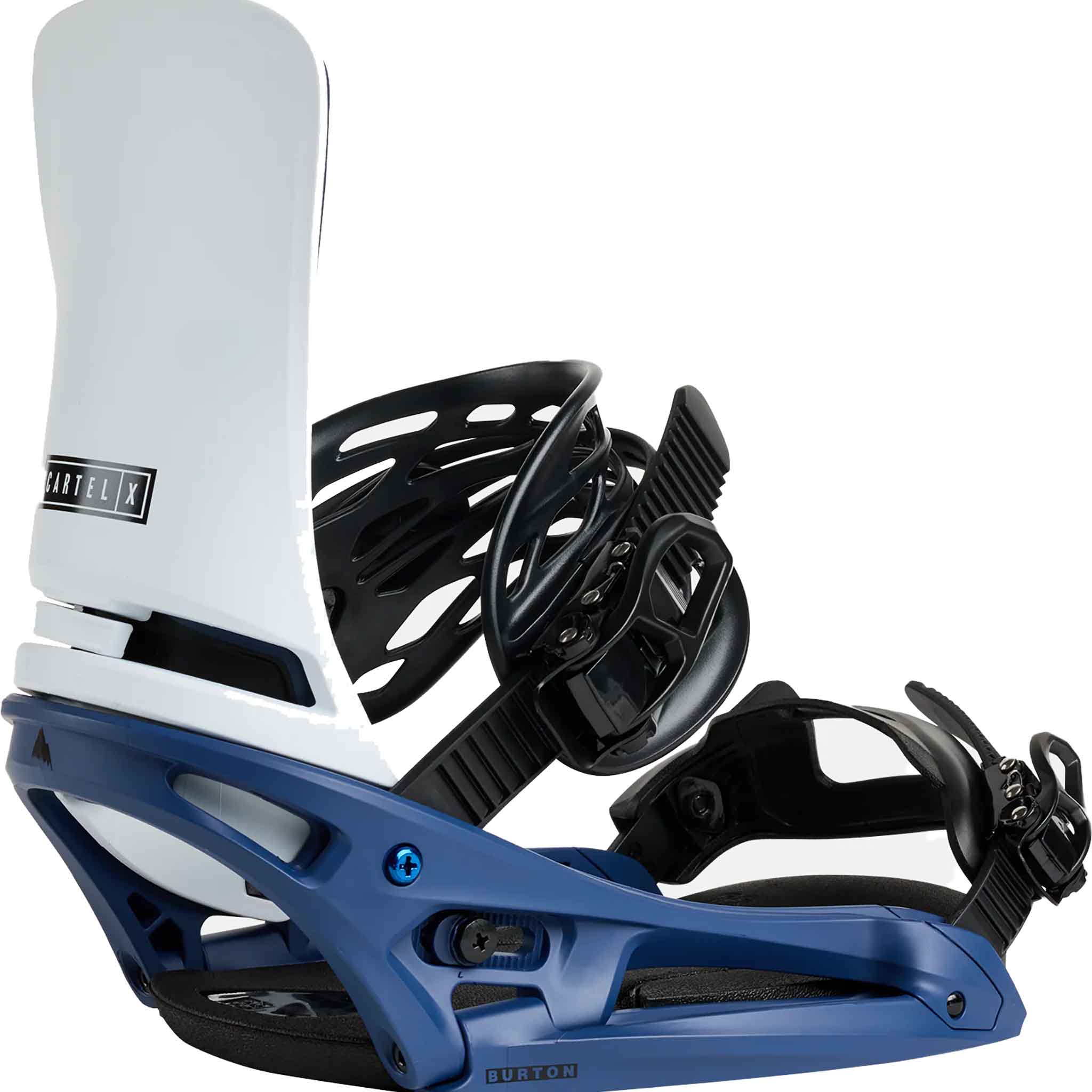 Burton Cartel X EST Snowboard Binding Blue White 2026 Mens Bindings