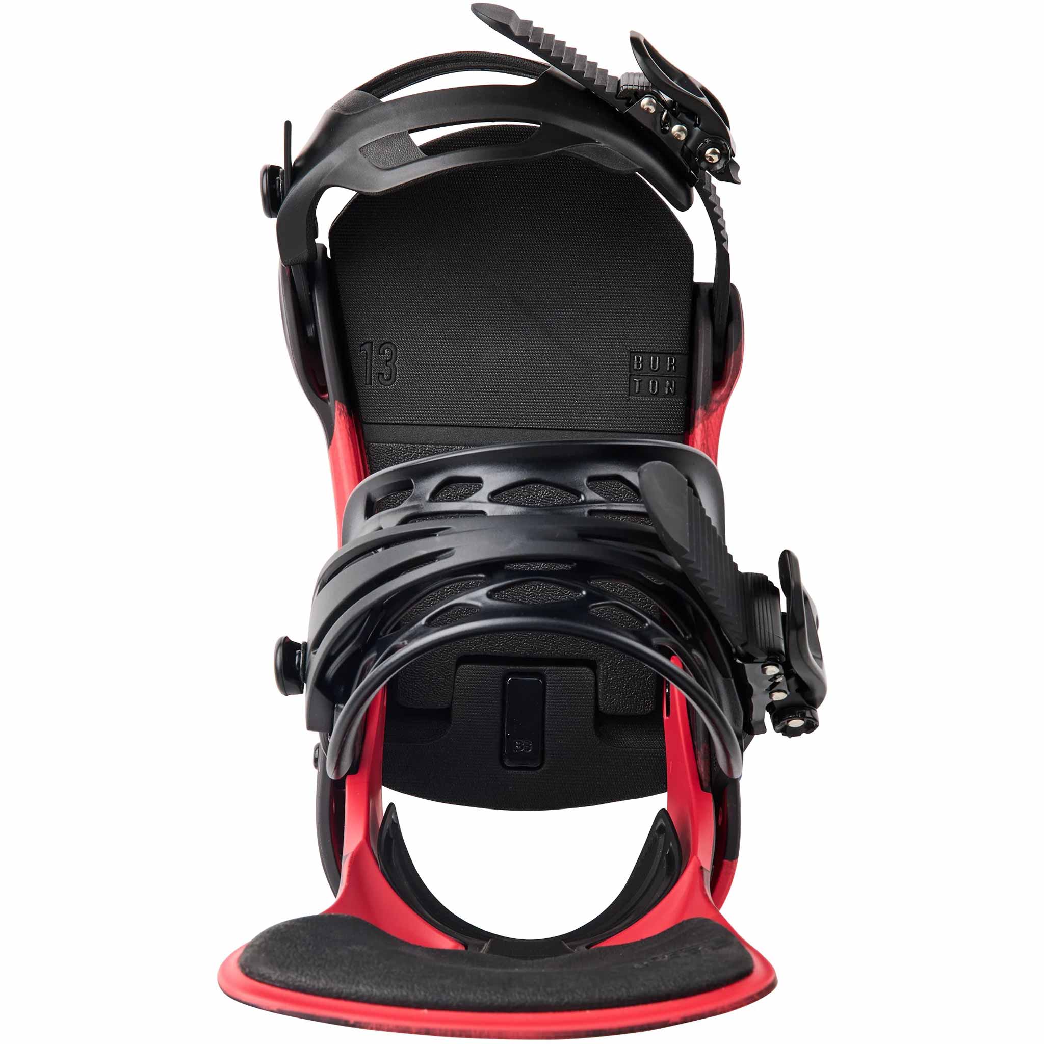 Burton Cartel X Re:Flex Snowboard Binding Black Red 2026 Mens Bindings