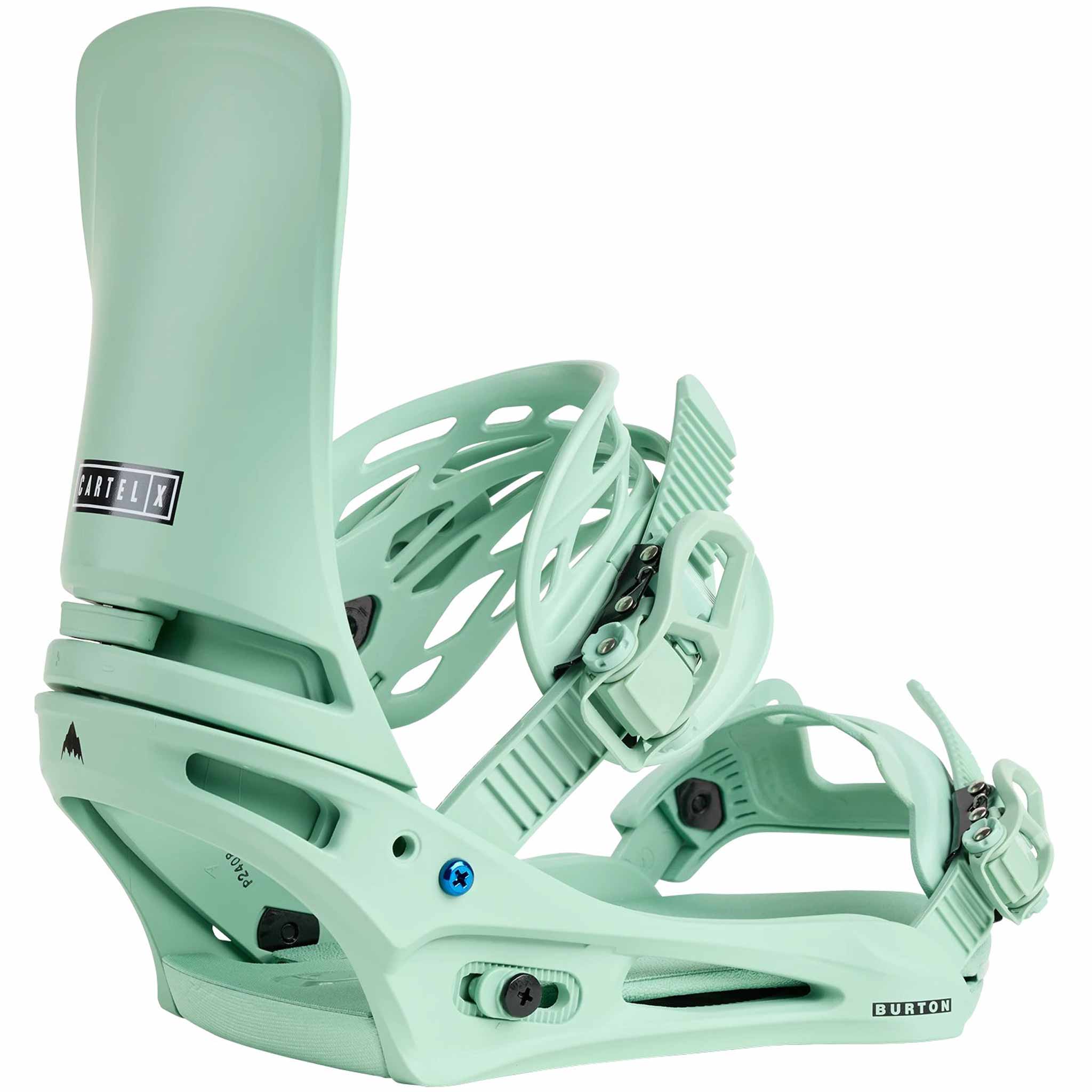 Burton Cartel X Re:Flex Snowboard Binding Soft Sage 2026 Mens Bindings