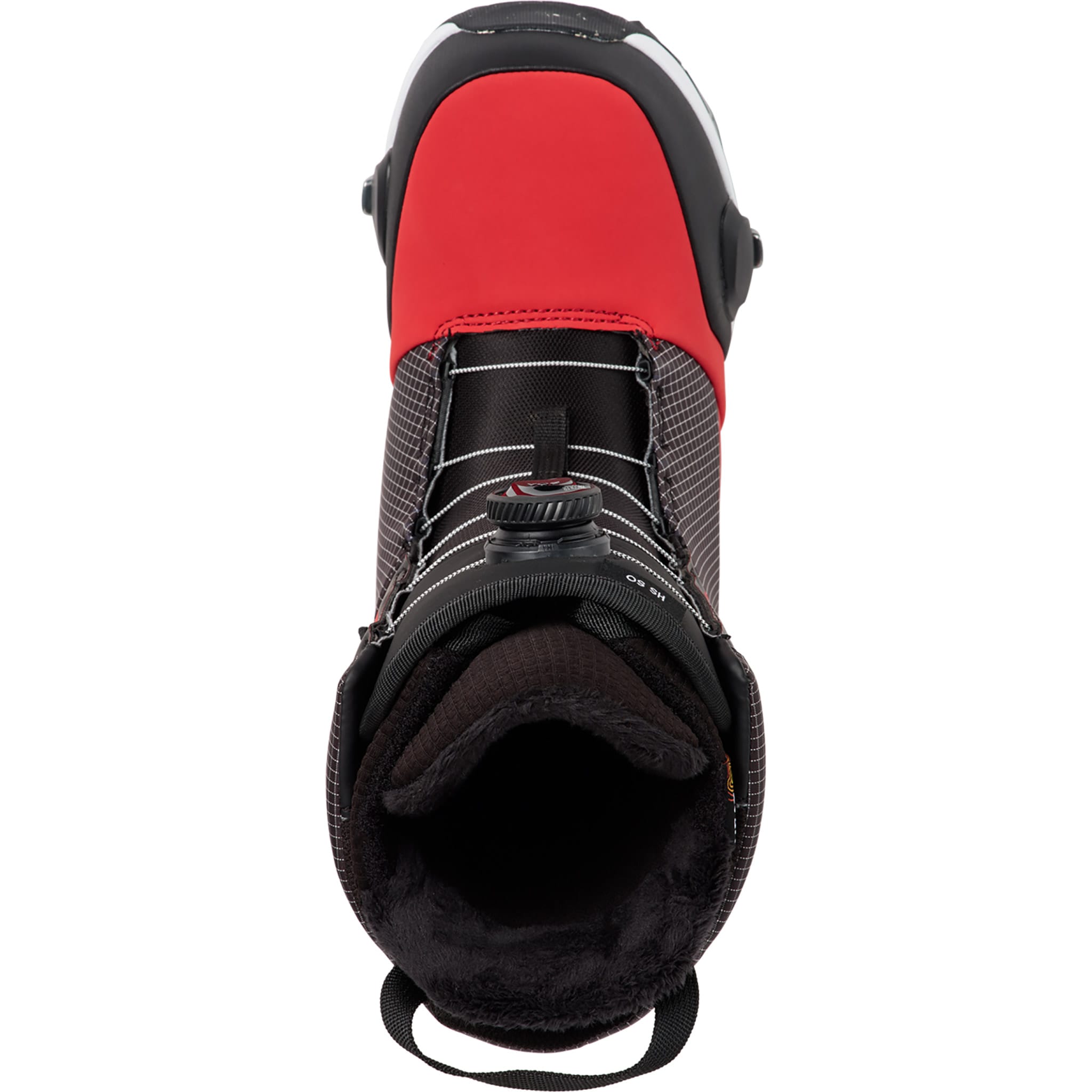 Burton Highshot Step On Snowboard Boot Geranium Red Grid Black 2027 Snowboard Boot