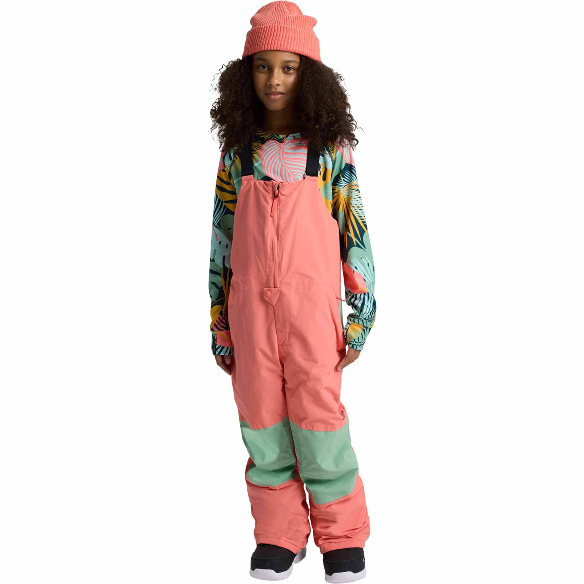 Burton Kids Skylar 2L Bib Pant Peach Echo 2026 Youth Pants