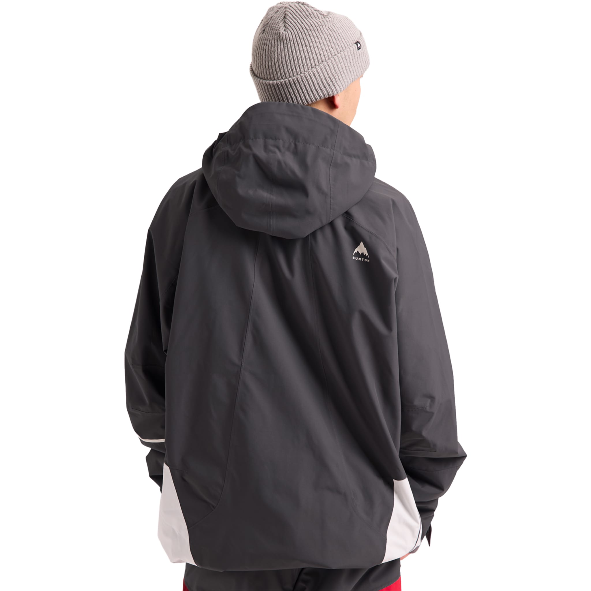 Burton Men's Reserve 2L Relaxed Anorak Gotham Gray/Gray Cloud 2027 Mens Snowboard Jackets