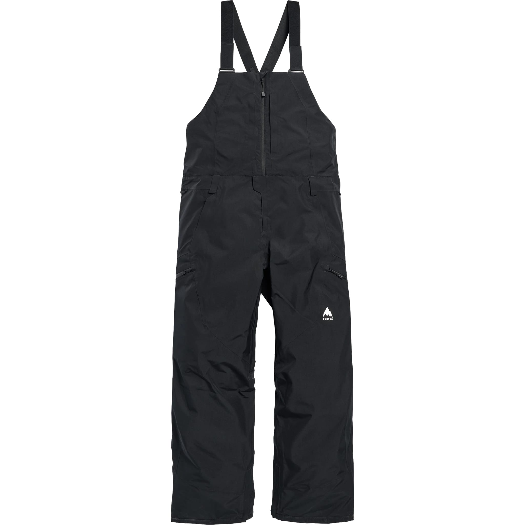 Burton Men's Reserve 2L Relaxed Bib Pants True Black 2027 Mens Snowboard Pants