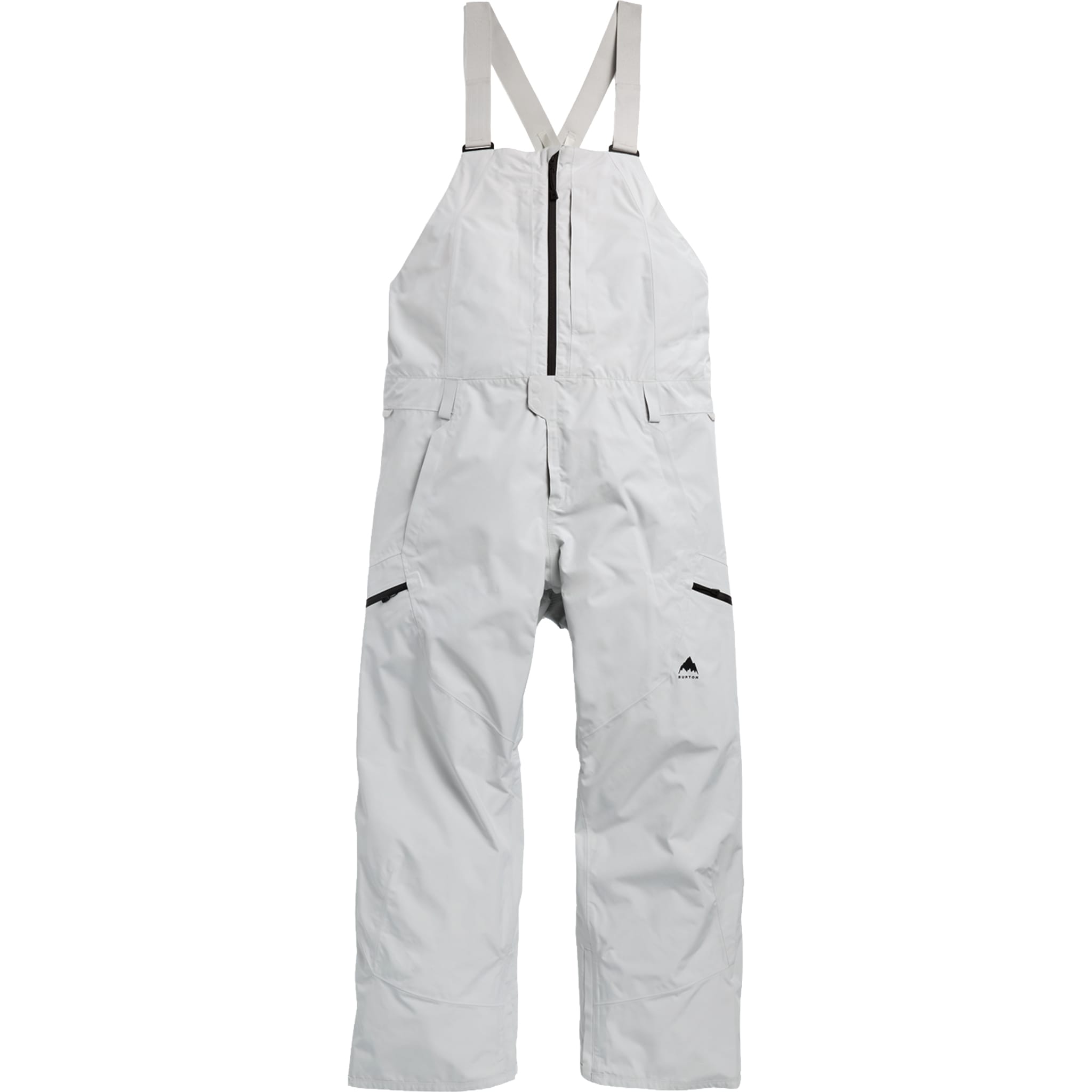 Burton Men's Reserve GORE-TEX 2L Bib Pants Gray Cloud 2027 Mens Snowboard Pants