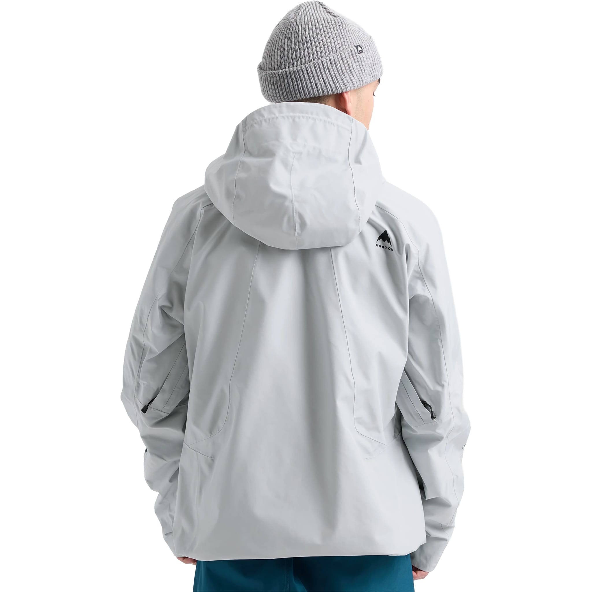 Burton Men's Reserve GORE-TEX 2L Insulated Jacket Gray Cloud 2027 Mens Snowboard Jackets