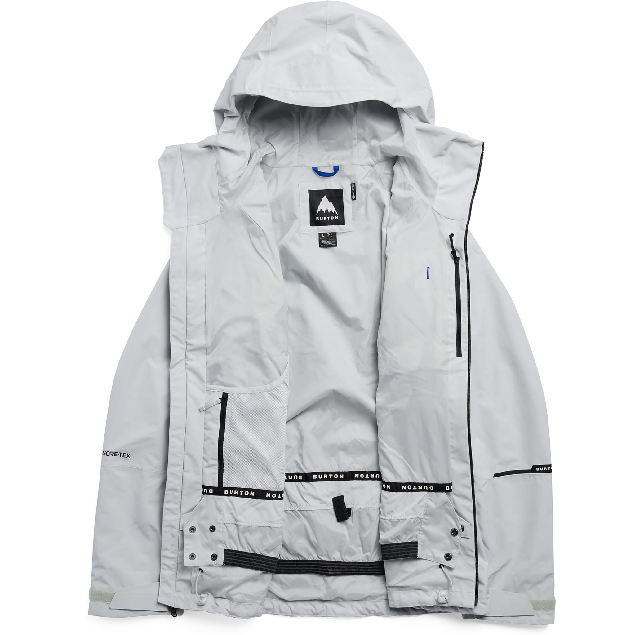 Burton Men's Reserve GORE-TEX 2L Insulated Jacket Gray Cloud 2027 Mens Snowboard Jackets