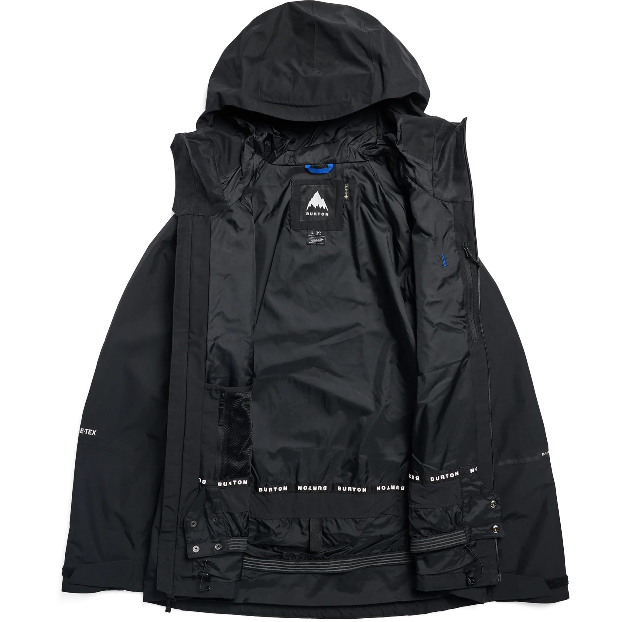 Burton Men's Reserve GORE-TEX 2L Jacket True Black 2027 Mens Snowboard Jackets
