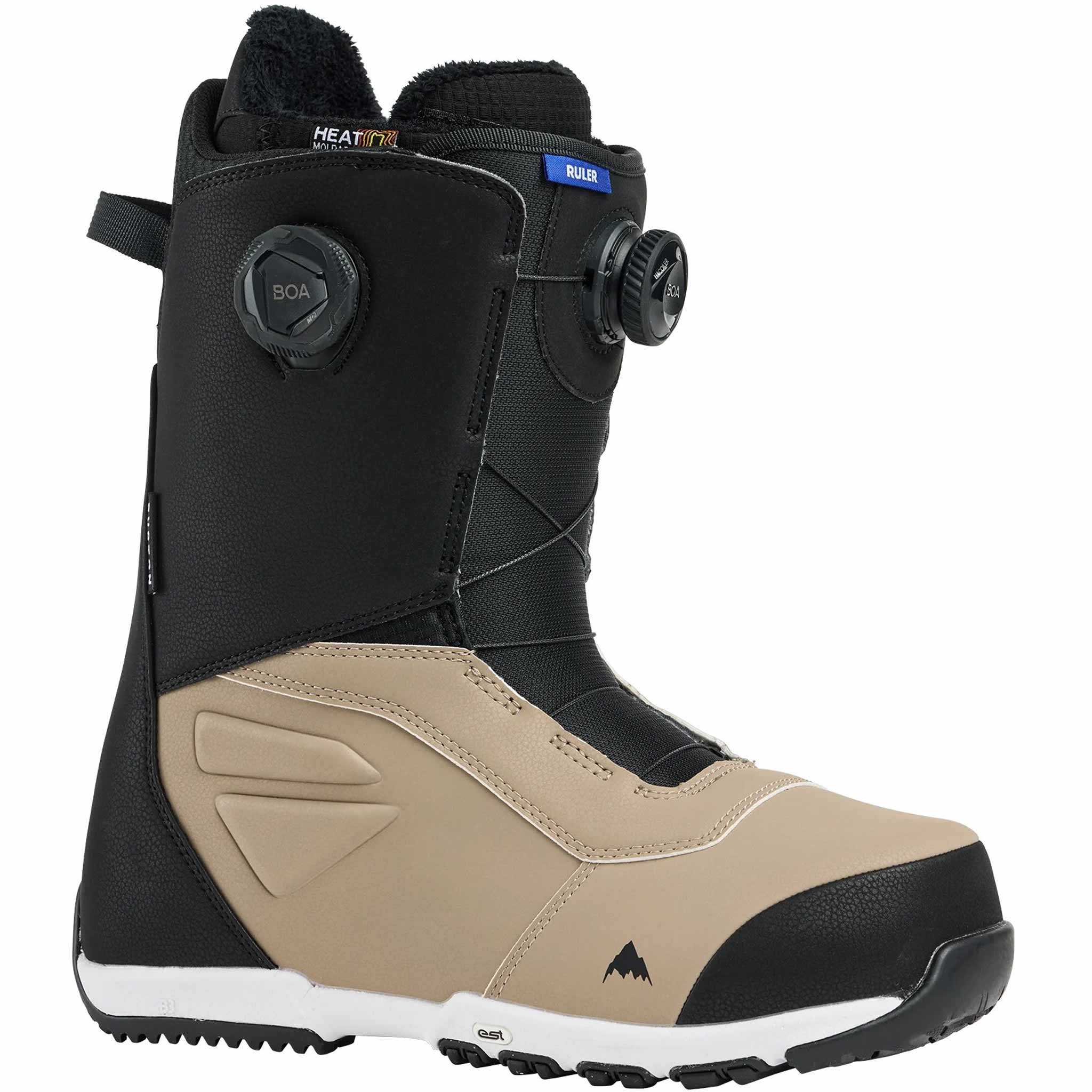 Burton Ruler BOA Snowboard Boot Black Summit Taupe 2026 Mens Boots