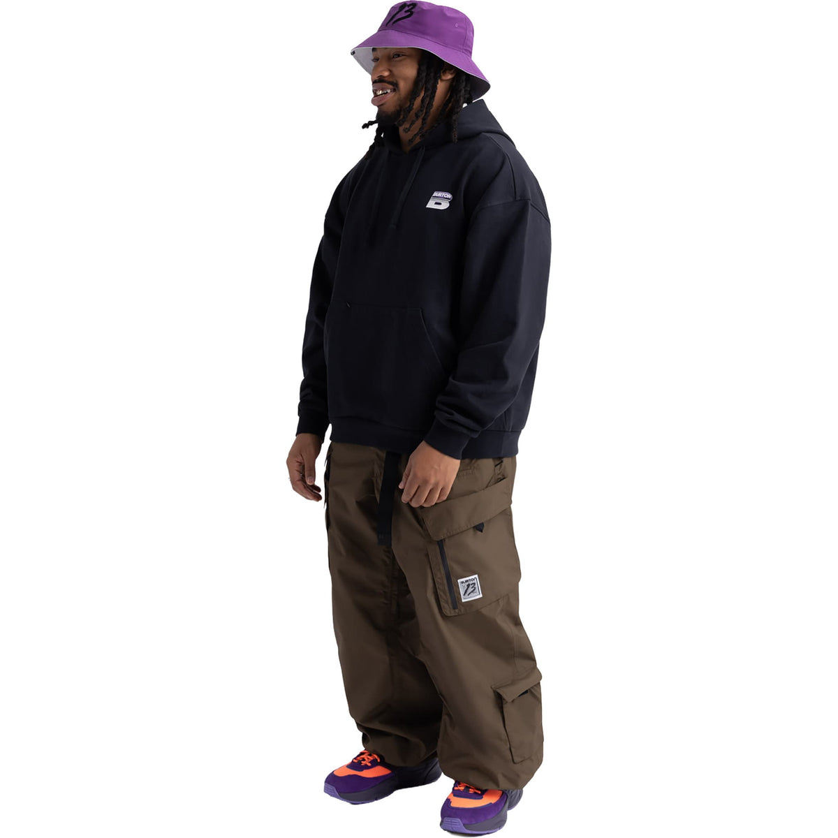 Burton Standard Pullover Hoodie True Black 2027 Sweatshirts
