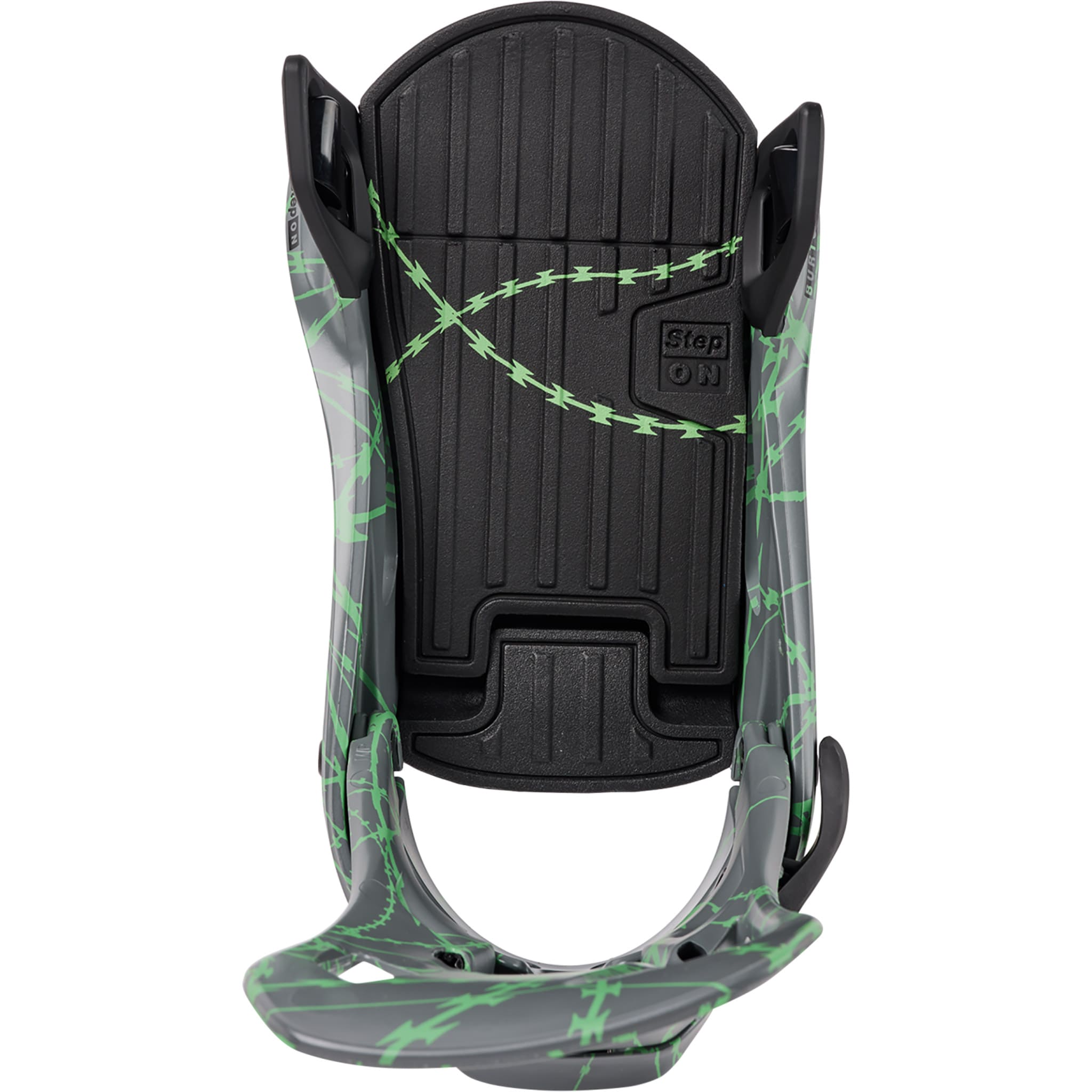 Burton Step On Re:Flex Snowboard Binding Gray Green Voltage 2027 Snowboard Binding