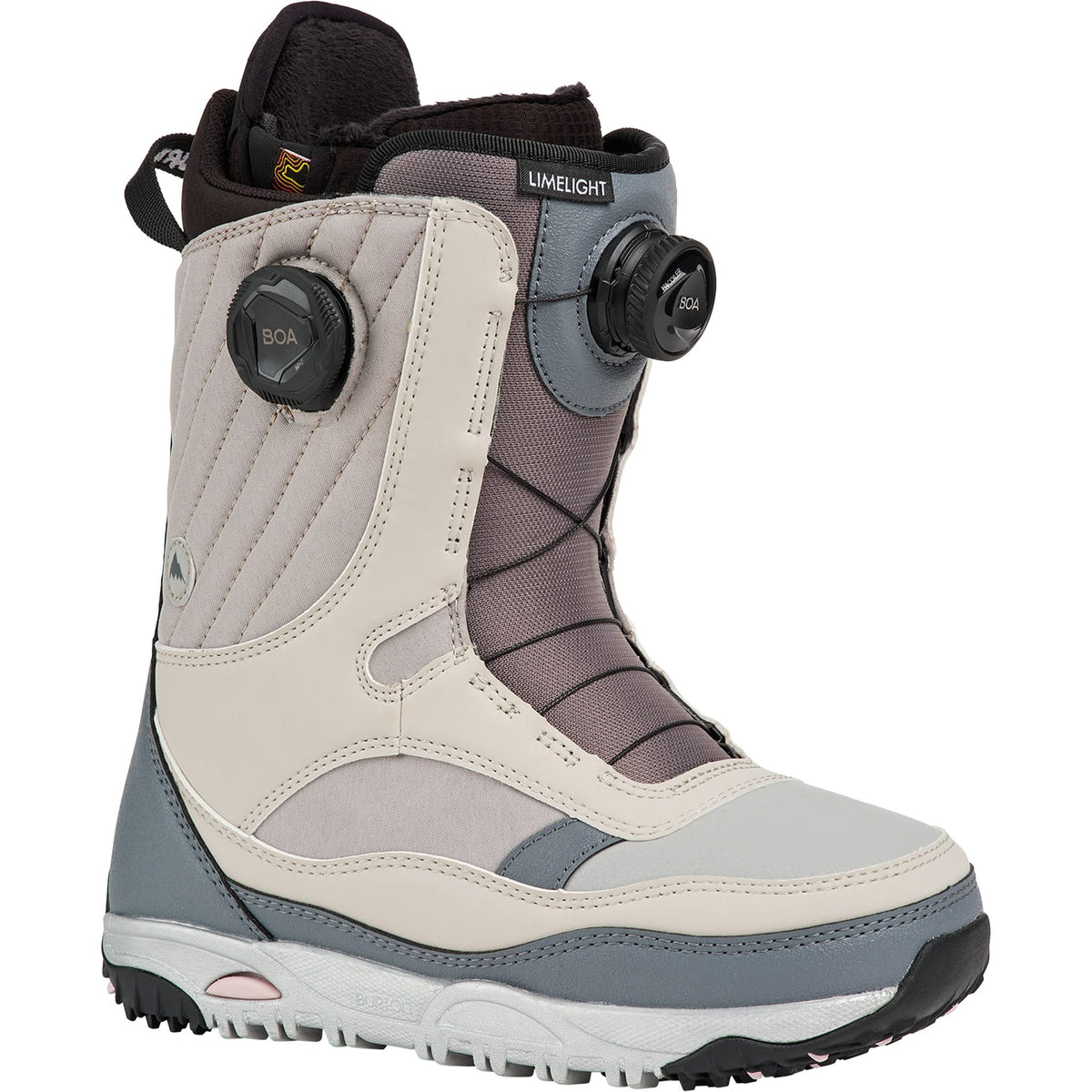 Burton Women's Limelight BOA Snowboard Boot Gray 2027 Womens Snowboard Boots