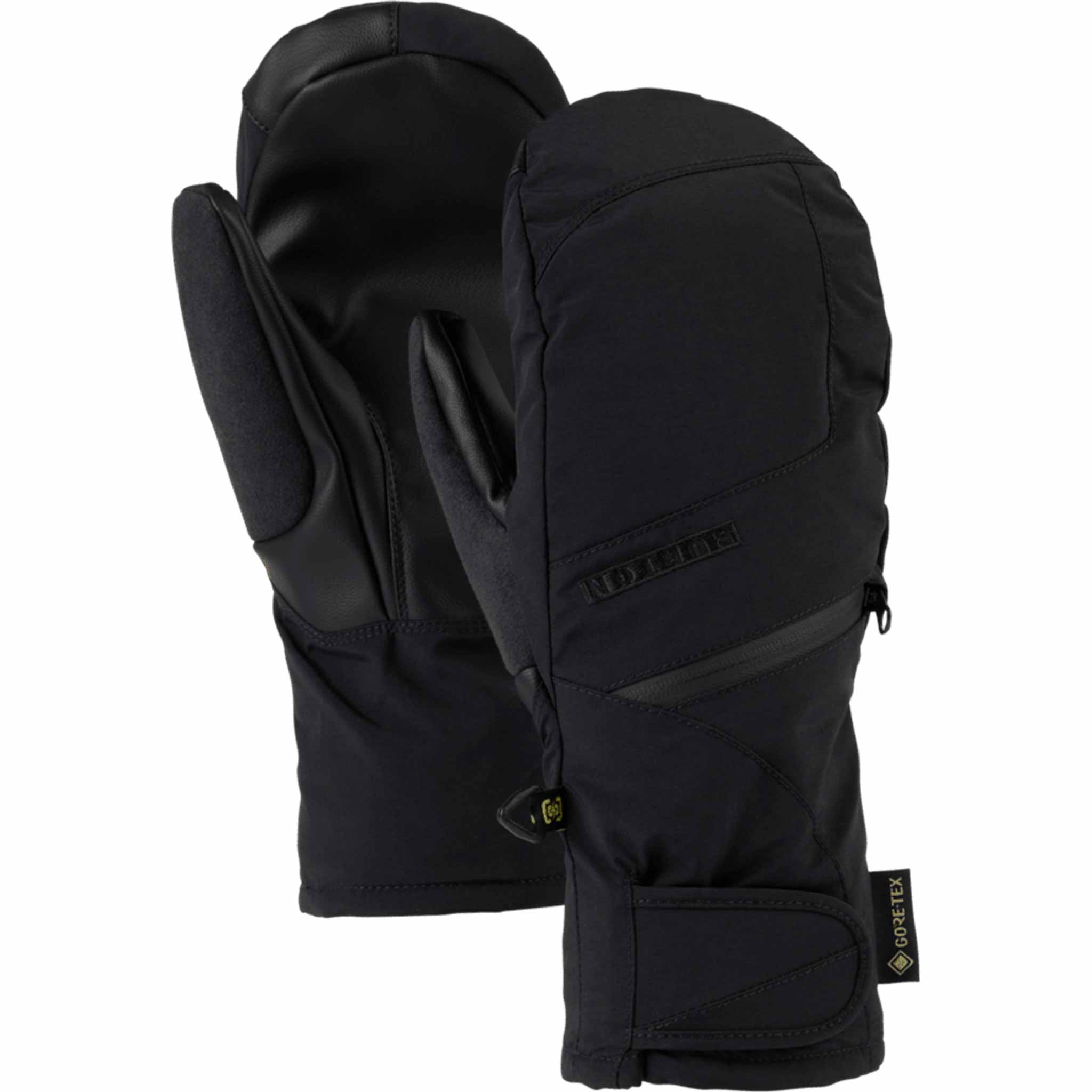Burton Womens Gore-Tex Under Mittens True Black Gloves & Mitts