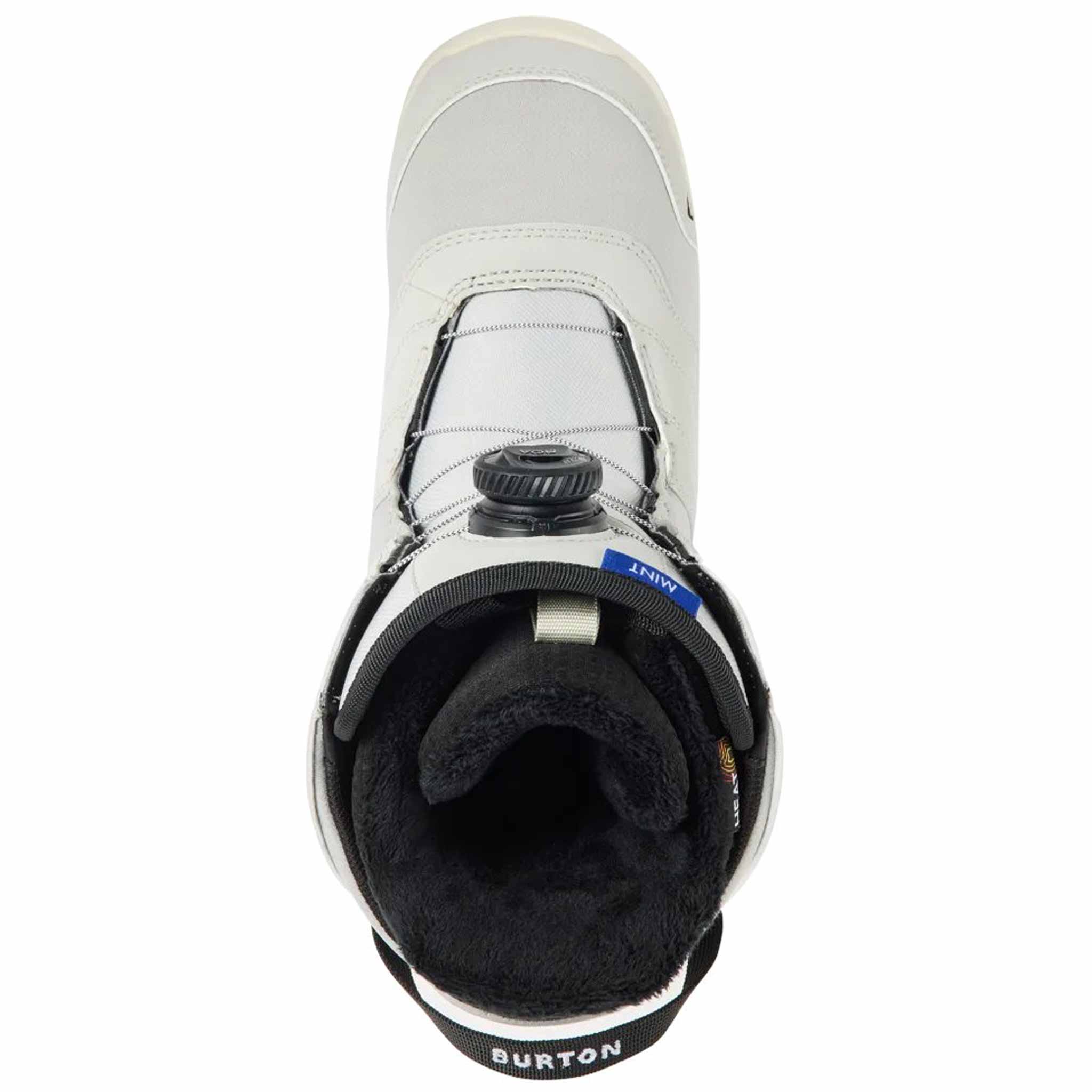 Burton Womens Mint BOA Snowboard Boot Gray Cloud 2026 Women's Boots
