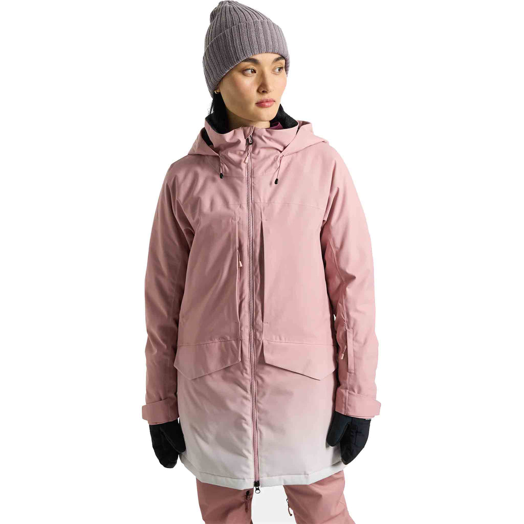 Burton Womens Prowess 2.0 Jacket Blush Pink Ombre 2024 Womens Snowboard Jacket