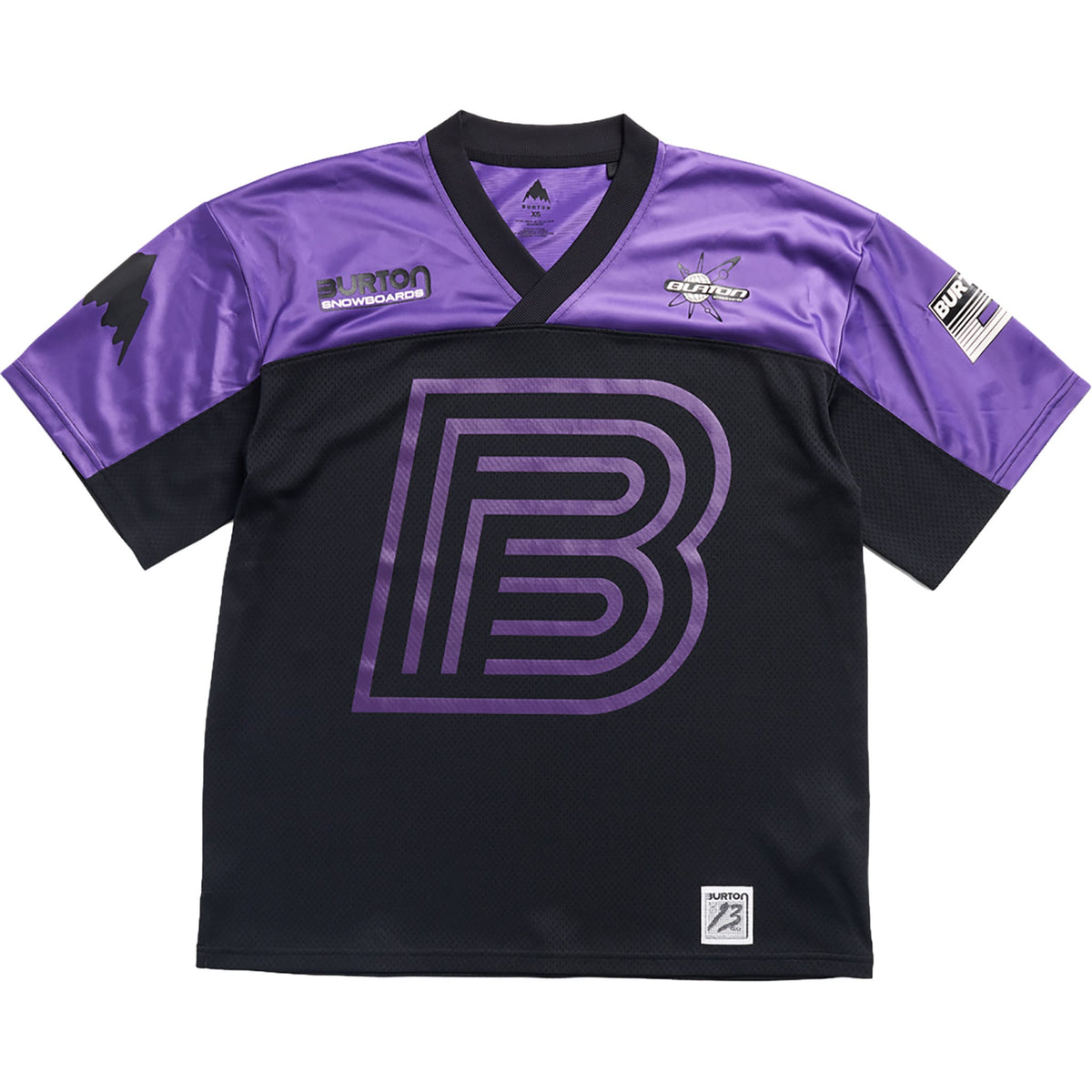 Burton Zeb Short Sleeve Jersey Shirt True Black Planet Purple 2027 T Shirt