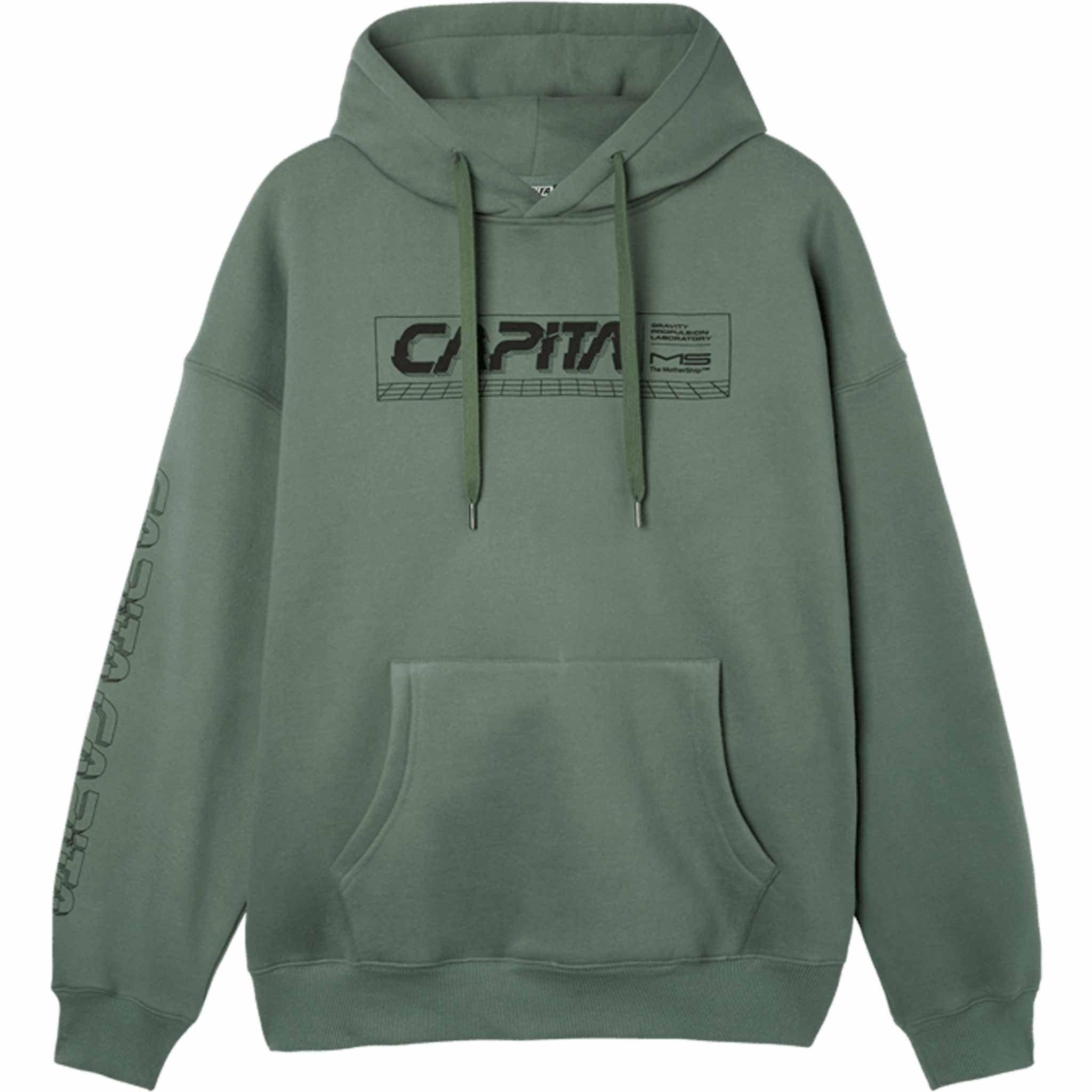 Capita Fracture Hoodie Light Olive Sweatshirts