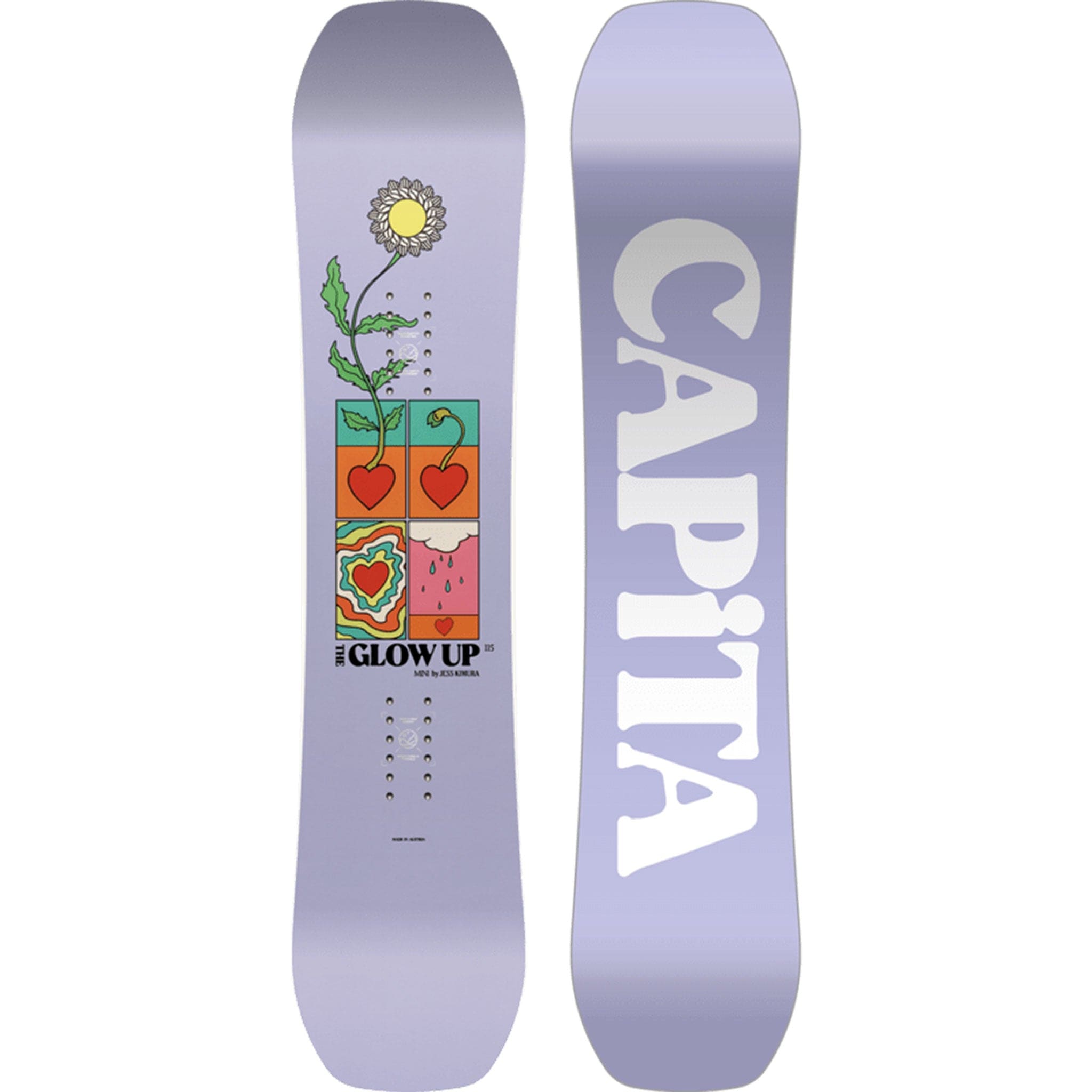 Capita Youth The Glow Up Mini JK Snowboard 2027 Youth Snowboards