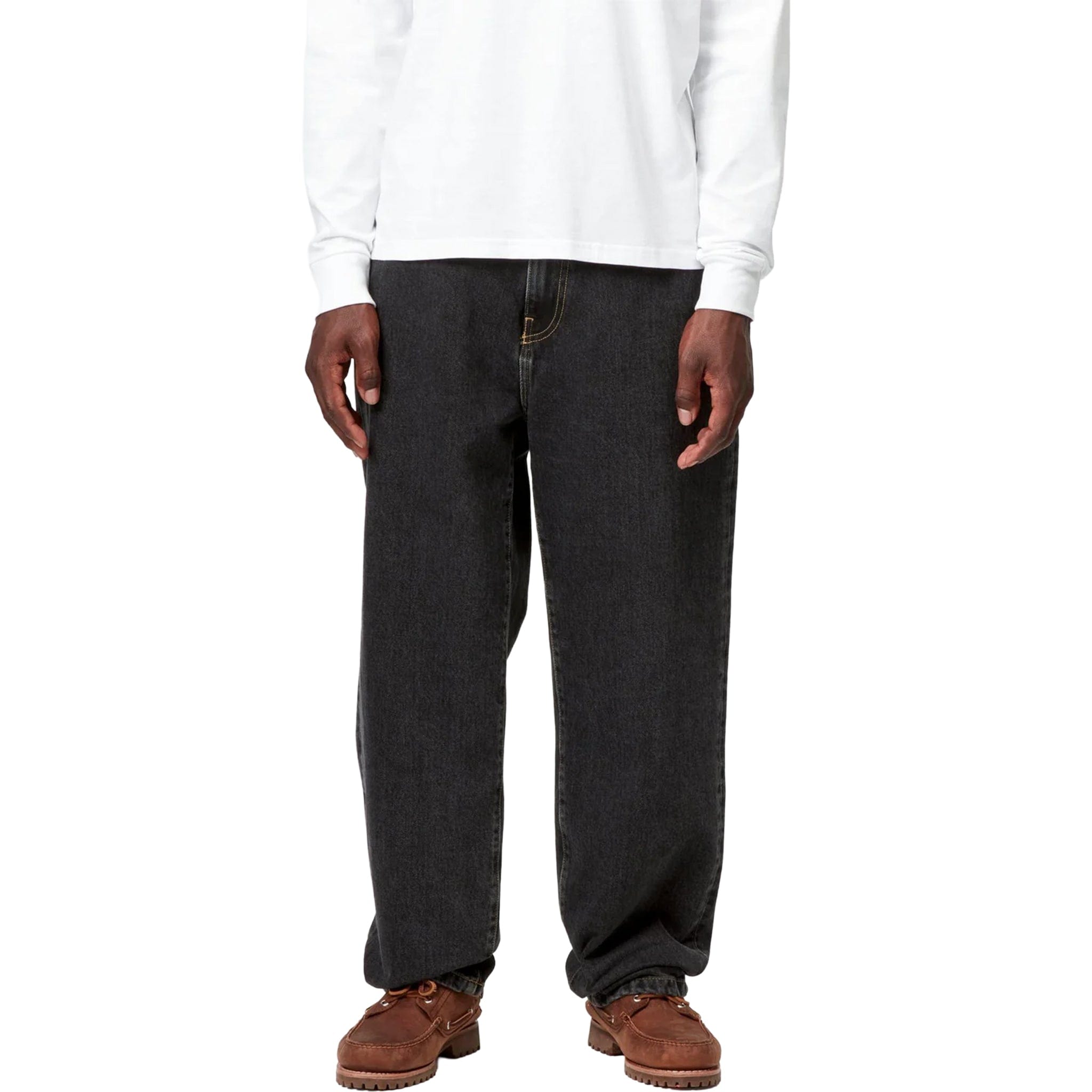 Carhartt WIP Aaron Pant Black Stone Washed Pants