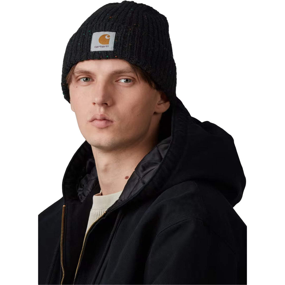 Carhartt WIP Anglistic Beanie Speckled Black Beanie