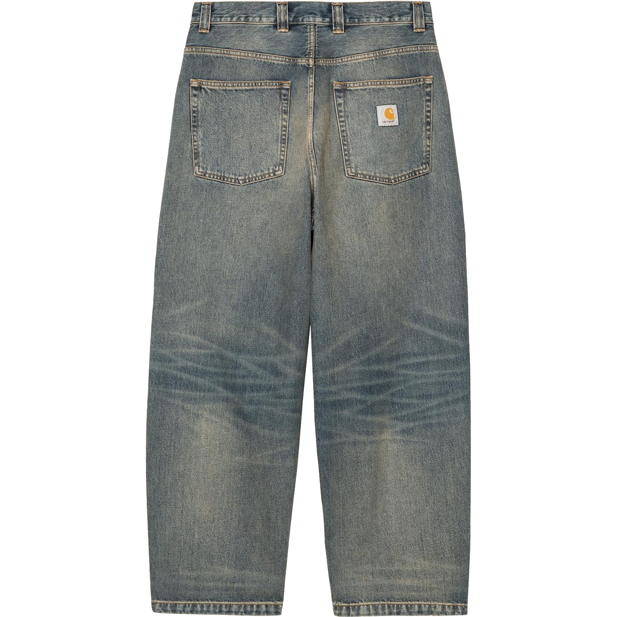 Carhartt WIP Brandon Pant Blue Worn Used Wash Pants