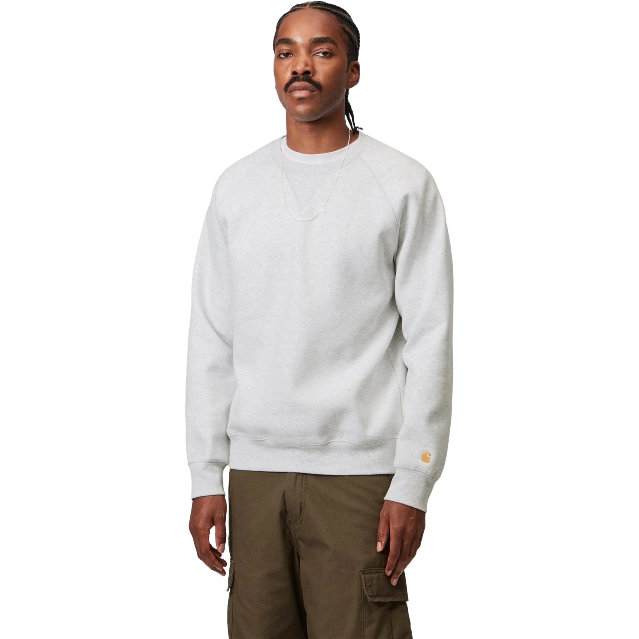 Carhartt WIP Chase Sweatshirt Ash Heather Sweatshirts