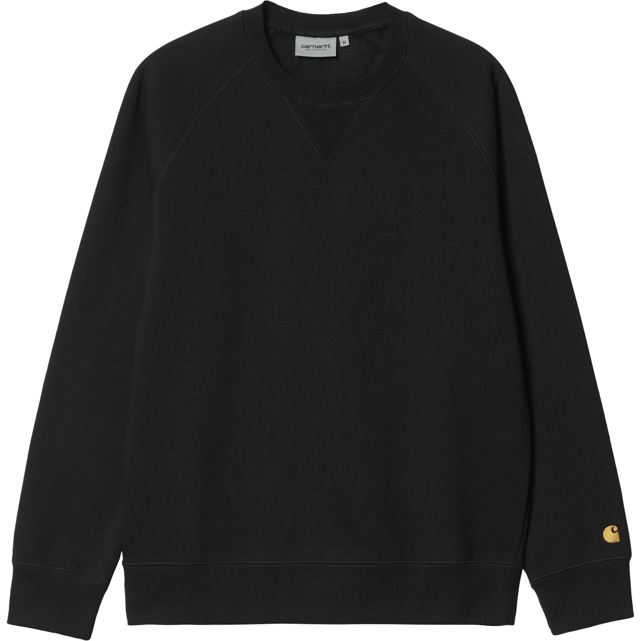 Carhartt WIP Chase Sweatshirt Black Gold Sweatshirts