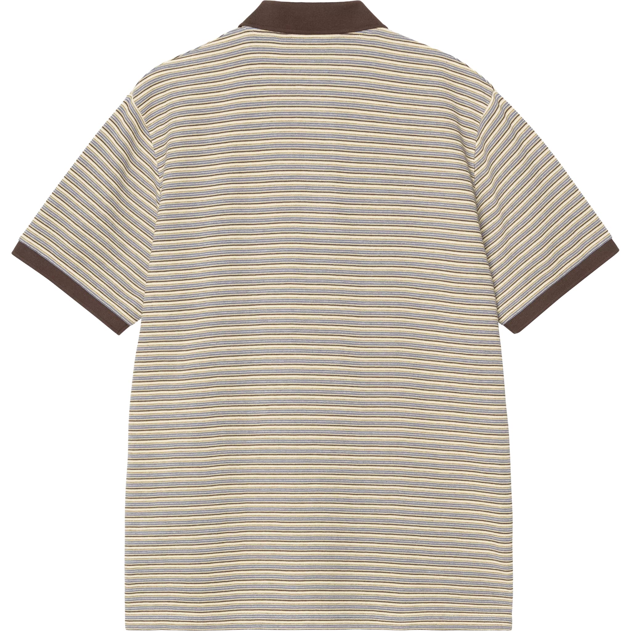 Carhartt WIP Dion Short Sleeve Polo Dion Stripe Wax T Shirt