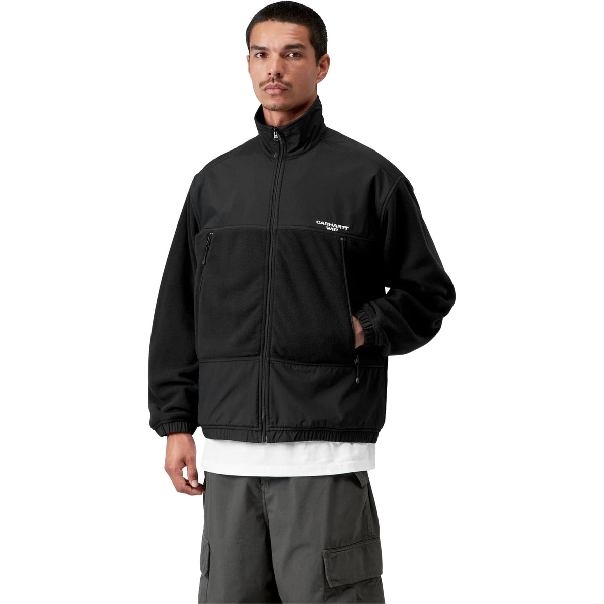 Carhartt WIP Edmore Fleece Jacket Black Sweatshirts
