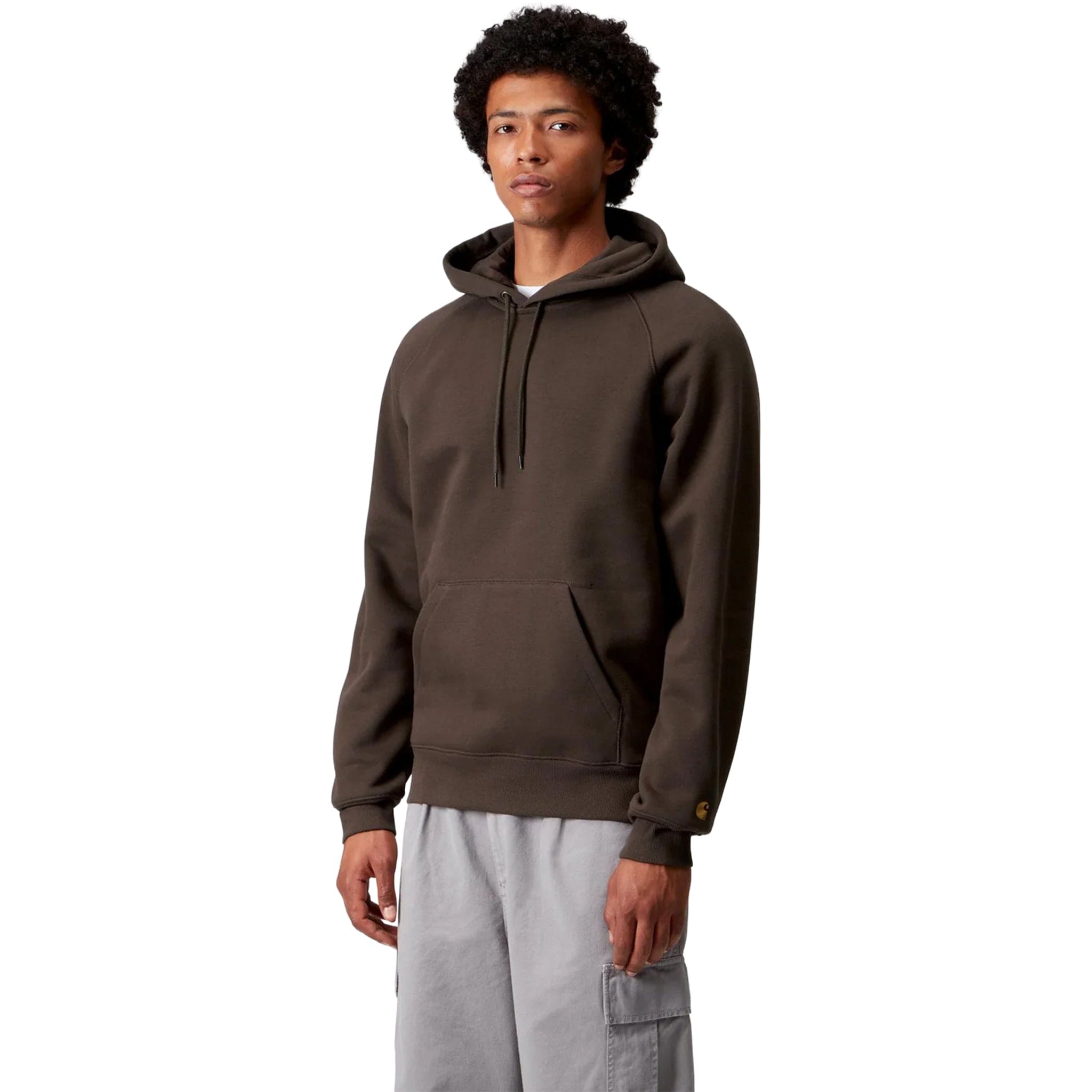 Carhartt WIP Hooded Chase Sweatshirt Tobacco Sweatshirts