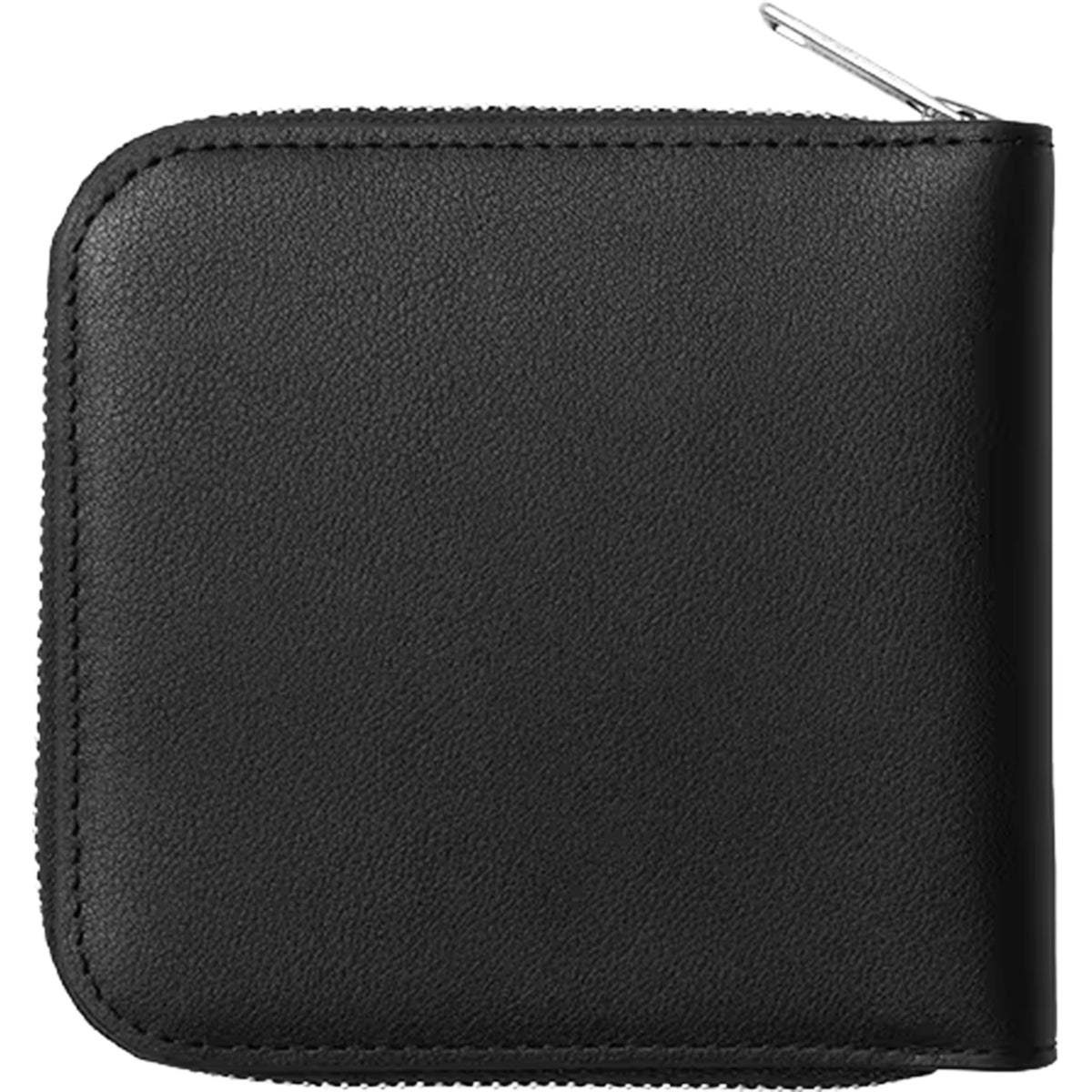 Carhartt WIP Leather Wallet Black Silver Accessories
