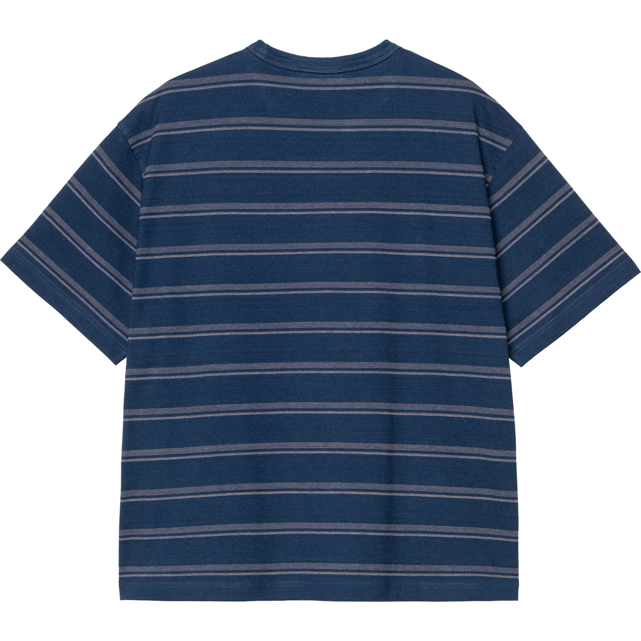Carhartt WIP Matti T-Shirt Matti Stripe Blue/Phlox Indigo Overdyed T Shirt