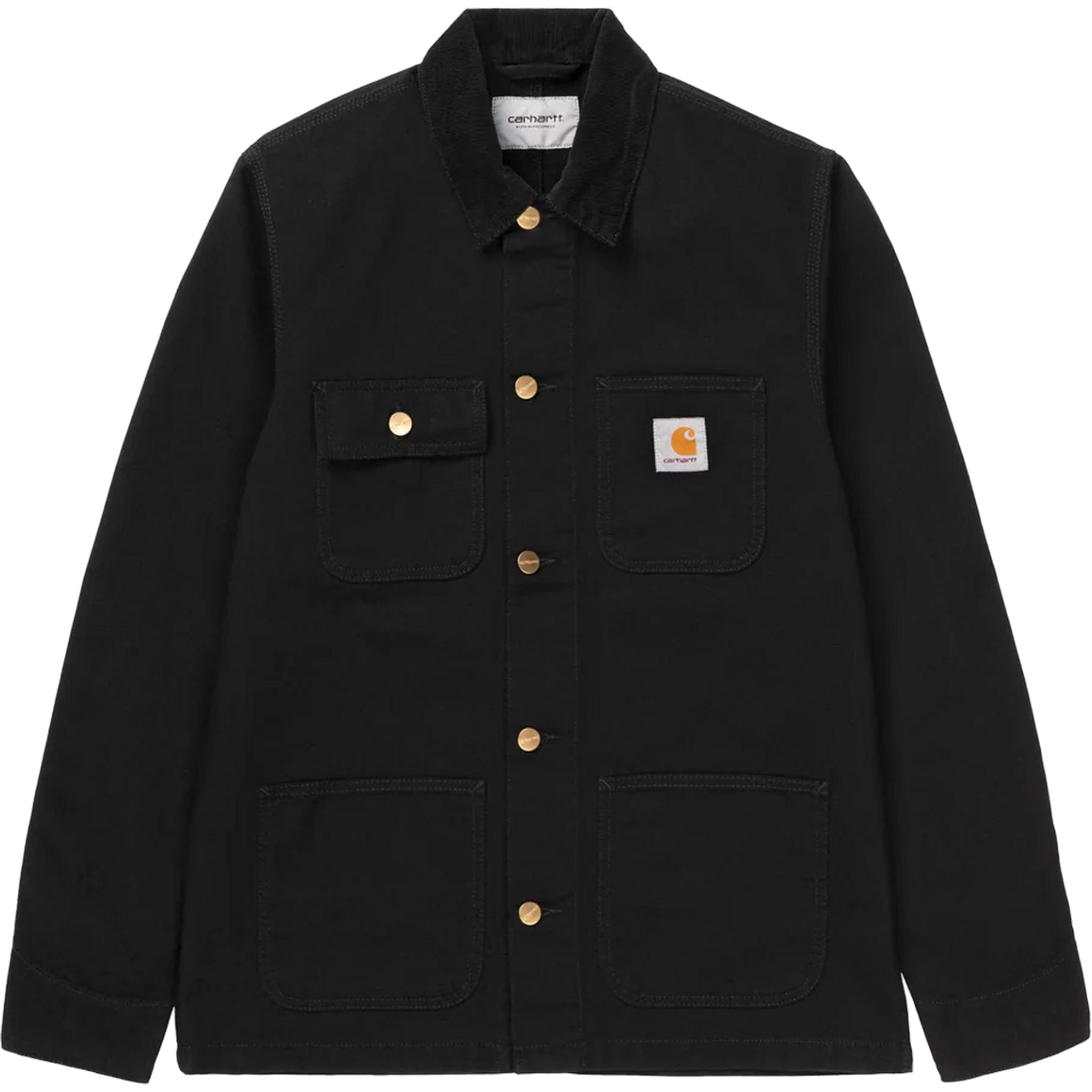 Carhartt WIP Michigan Coat Black Rinsed Casual Jackets