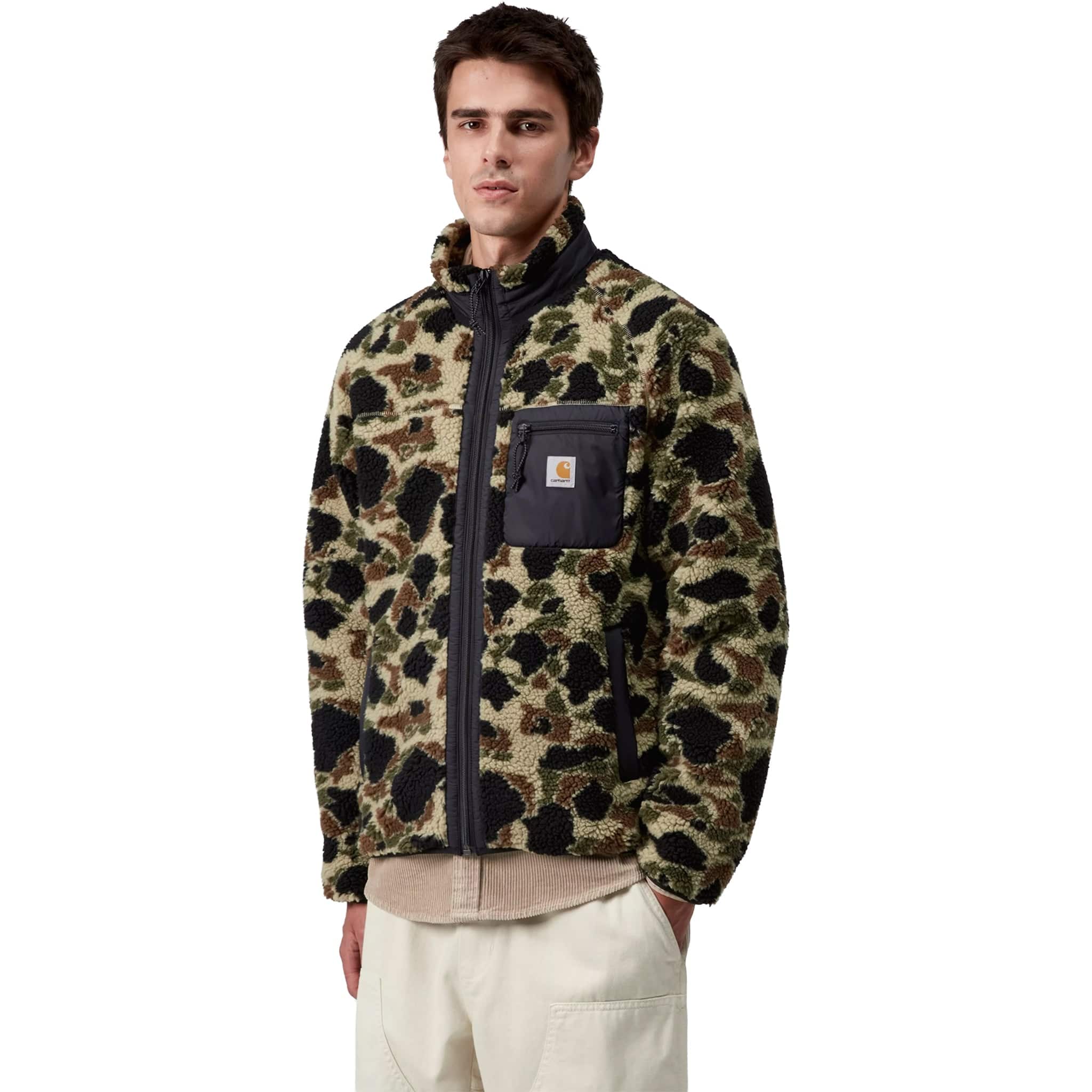 Carhartt WIP Prentis Liner Camo Duck Jacquard Green Black *CHECK PRICE* Mens Thermal