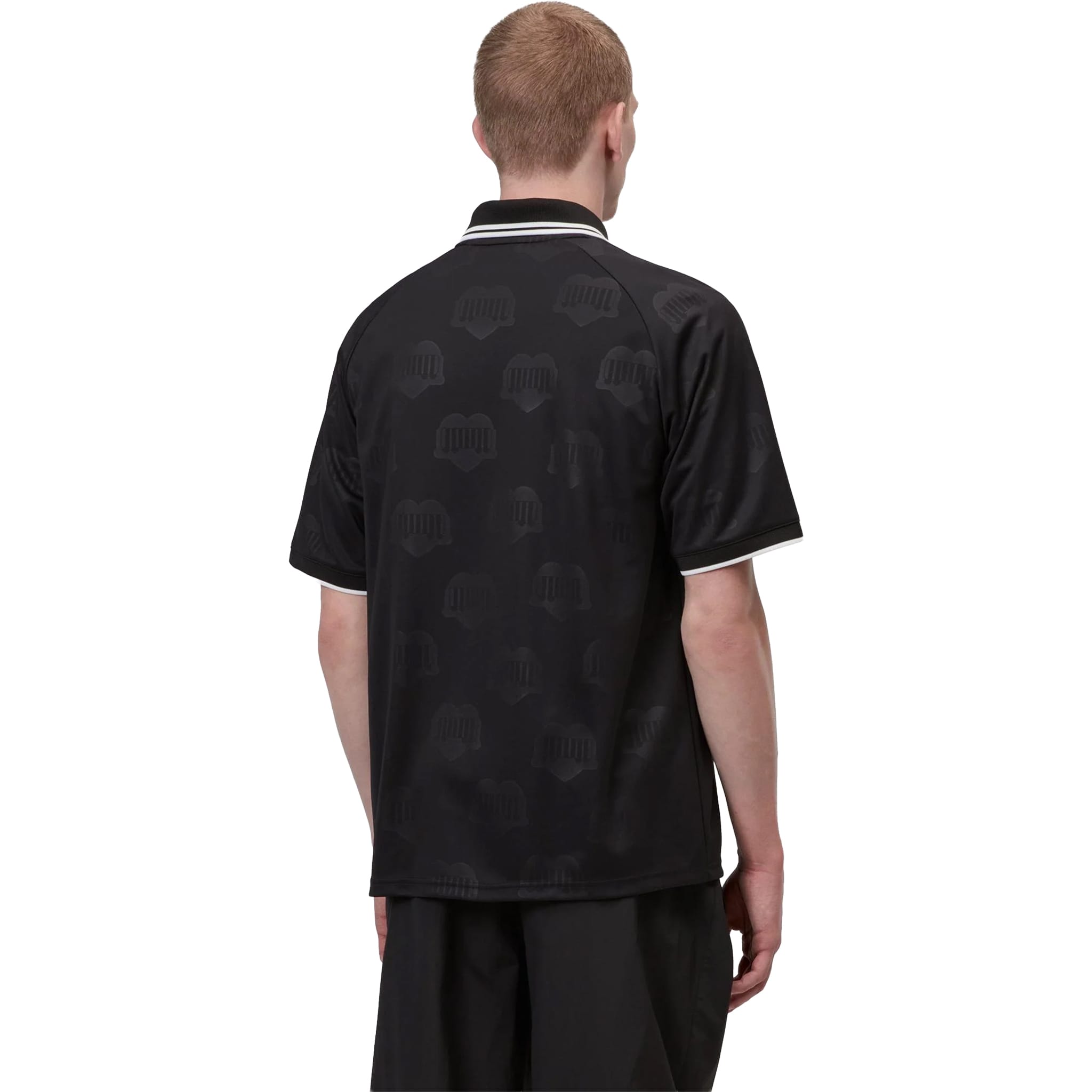Carhartt WIP Terrace Football Shirt Heart Train Jacquard Black T Shirt