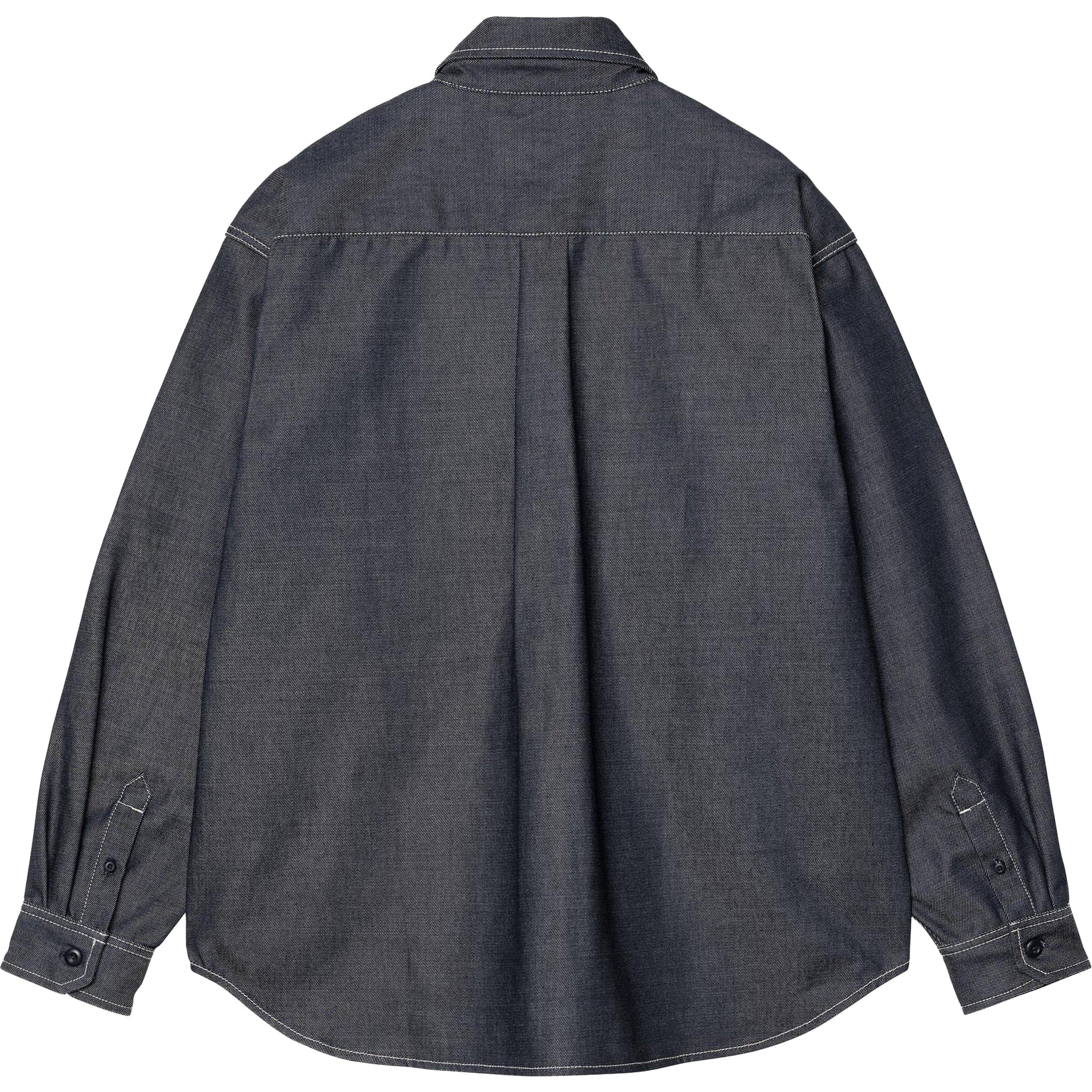 Carhartt WIP Tigan Shirt Jacket Blue Rigid Button Up