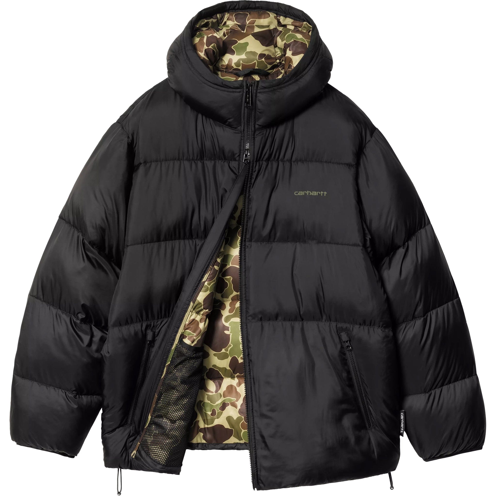 Carhartt WIP Toronto Jacket Black Camo Duck Green Casual Jackets