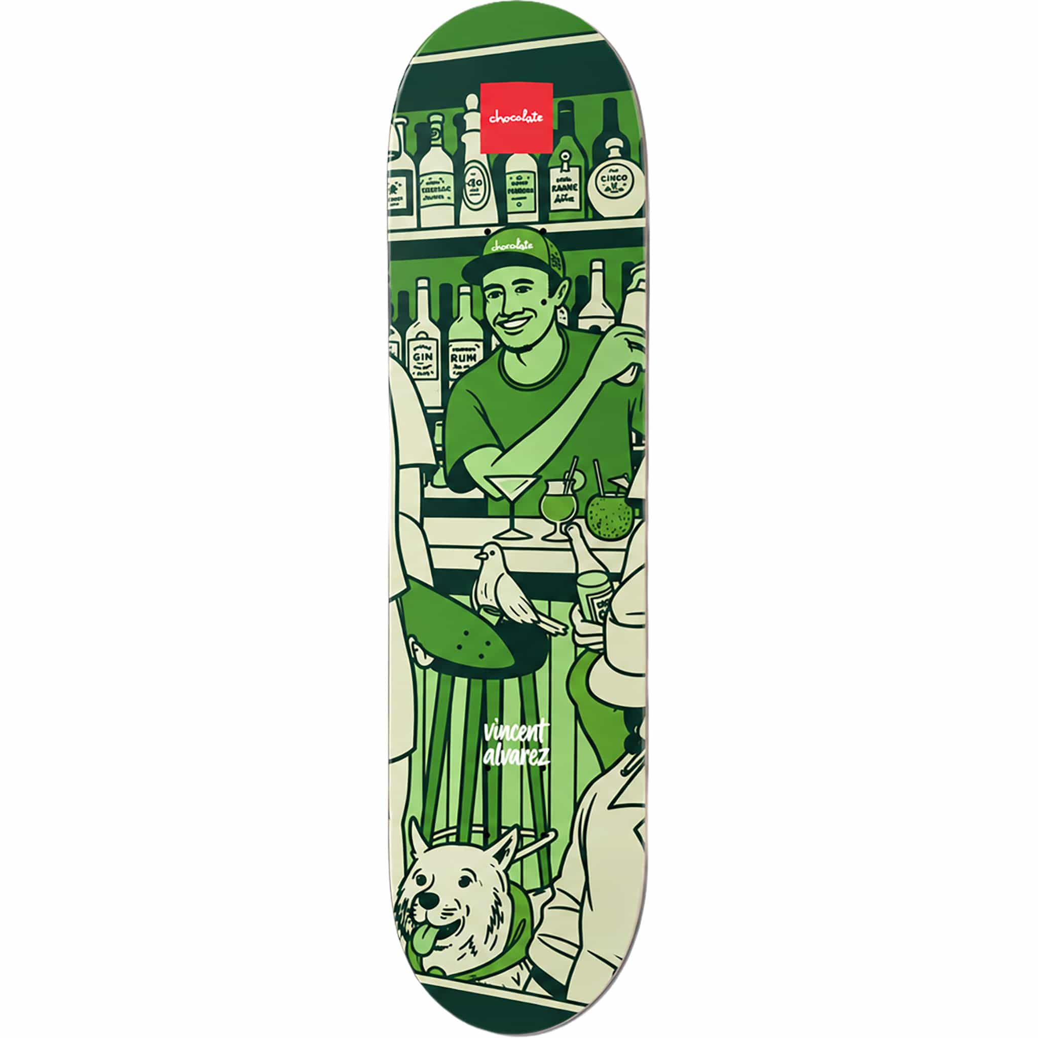 Chocolate Alvarez Bar Series III Skateboard Deck 8.25" Skateboard