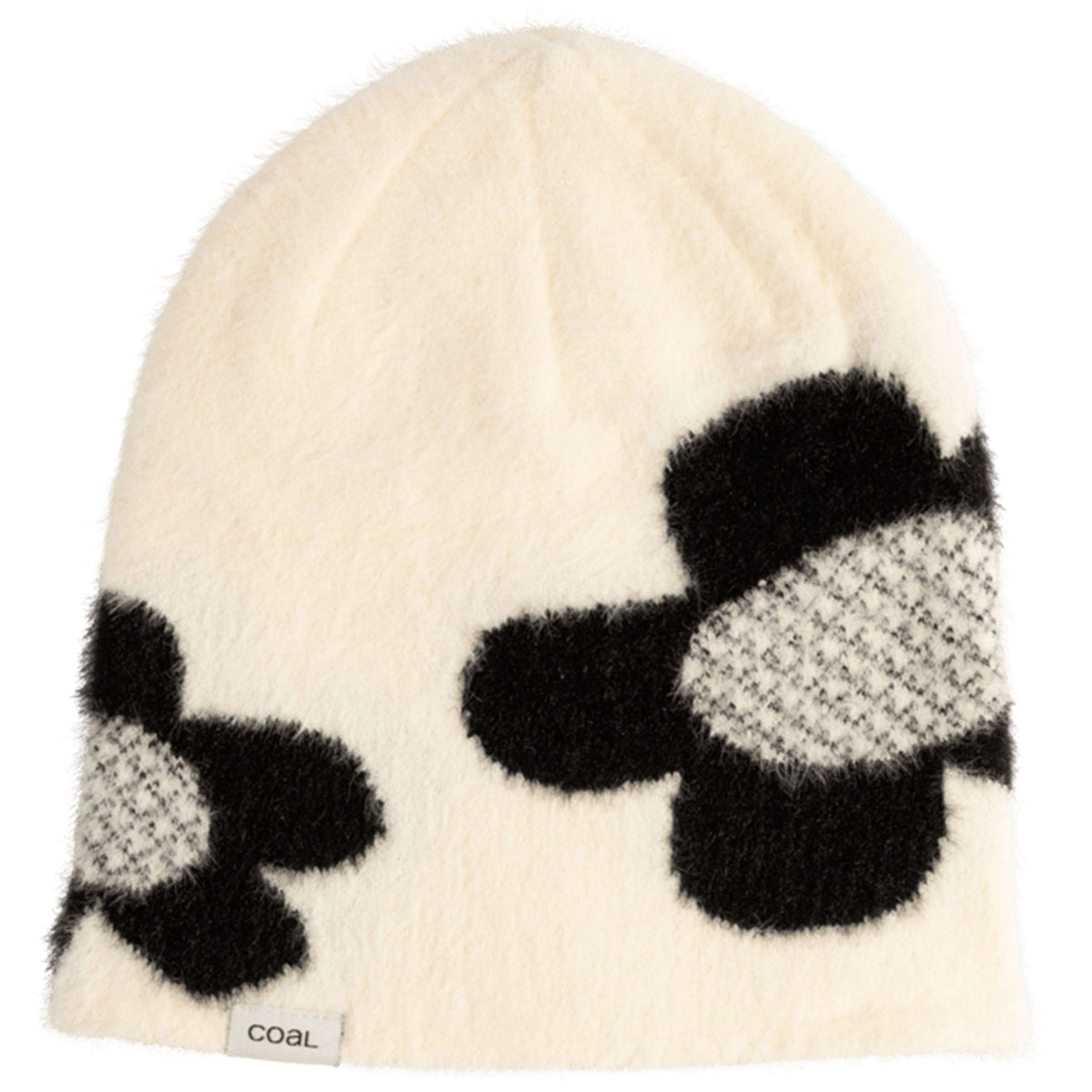 Coal Pearl Skull Beanie Bone Floral Beanie