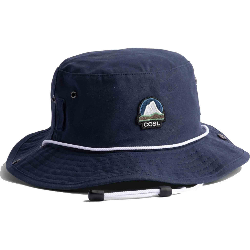 Coal Seymour Waxed Canvas Boonie Hat Navy Hats
