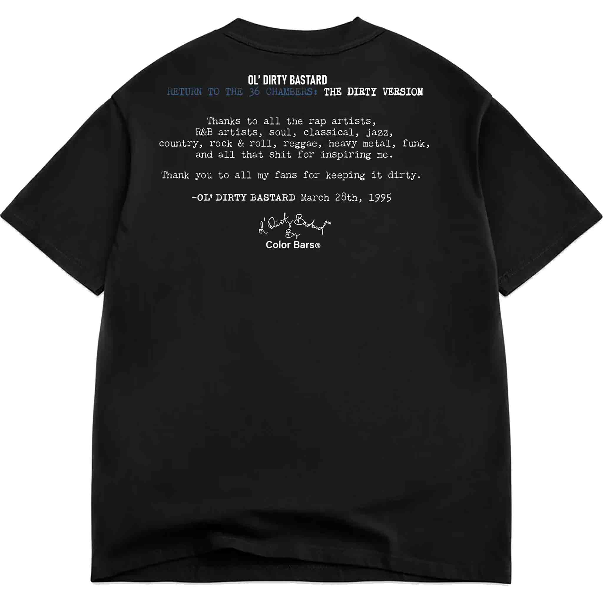 Color Bars CD Tee Black T Shirt