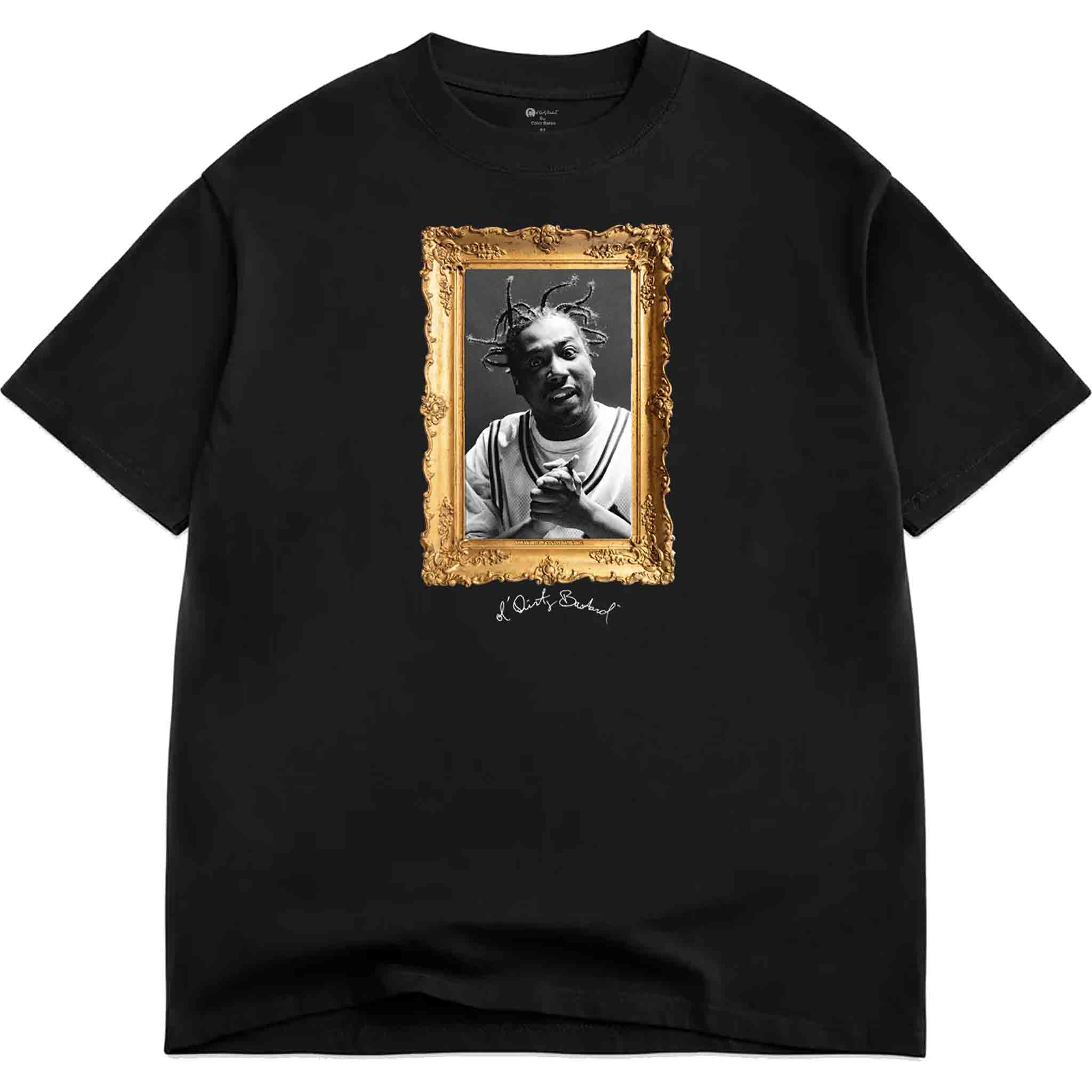 Color Bars Portrait Tee Black T Shirt